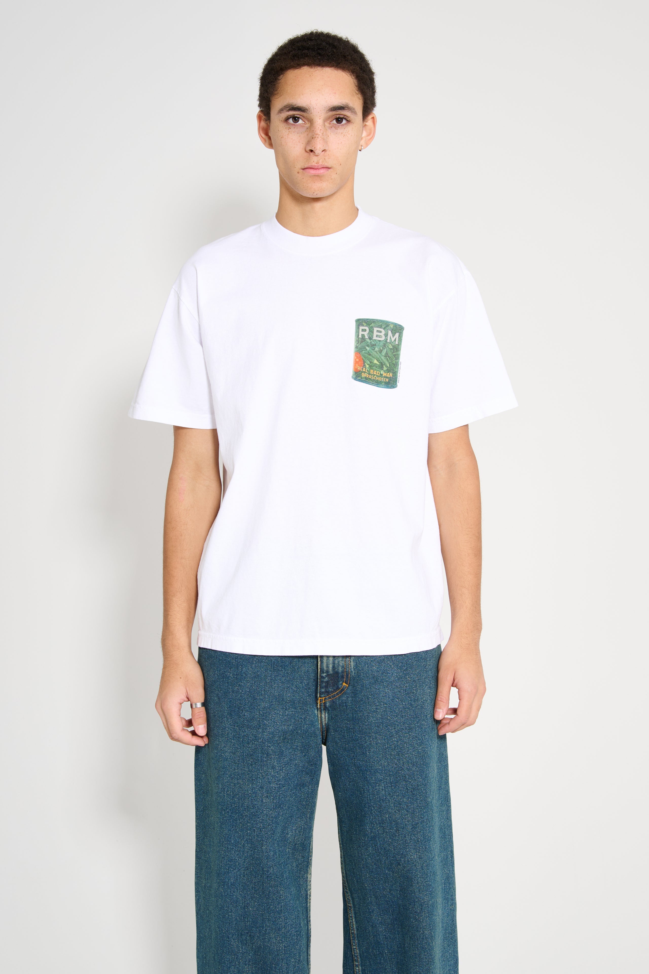 Real Bad Man Real Okra Tee White