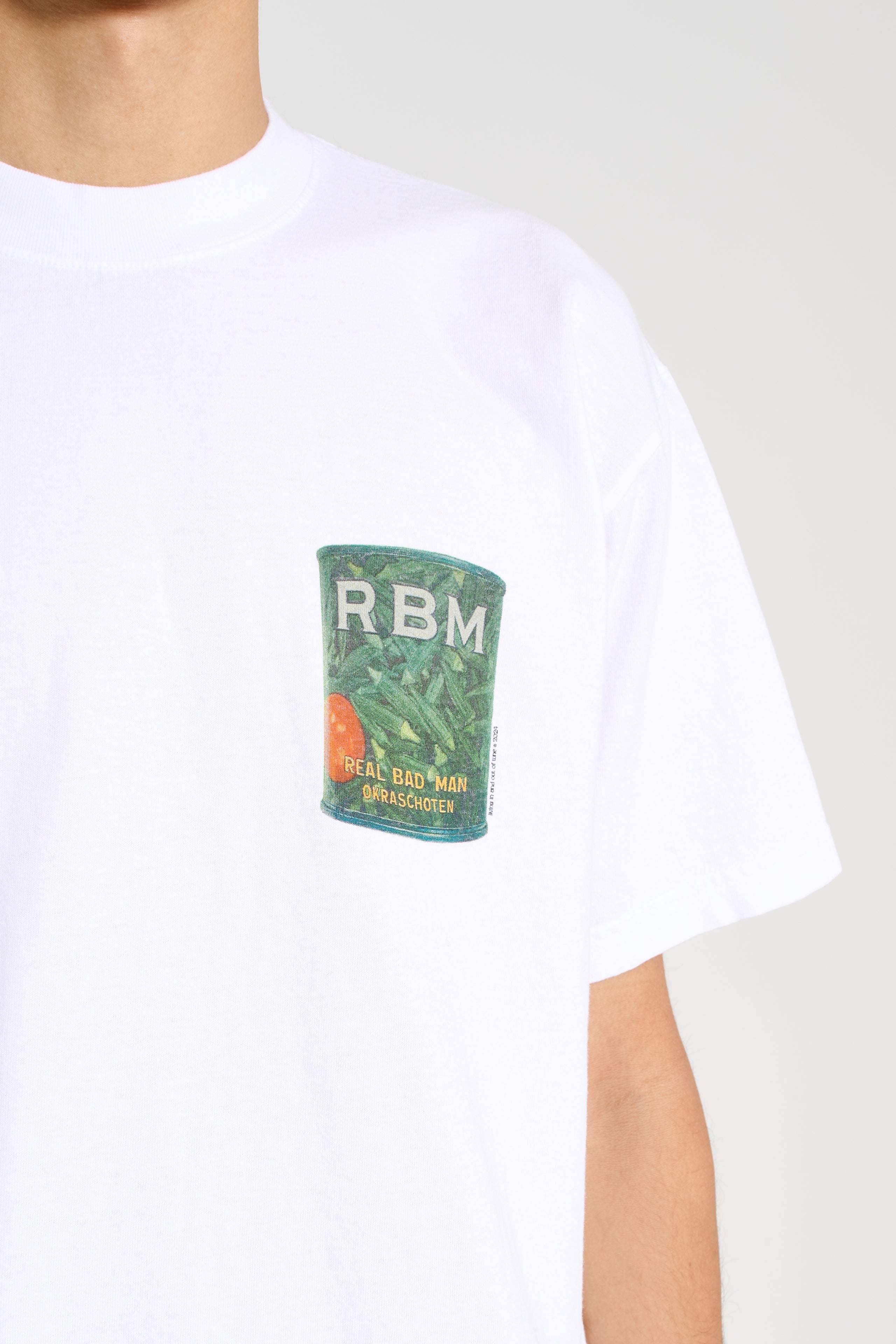 Real Bad Man Real Okra Tee White