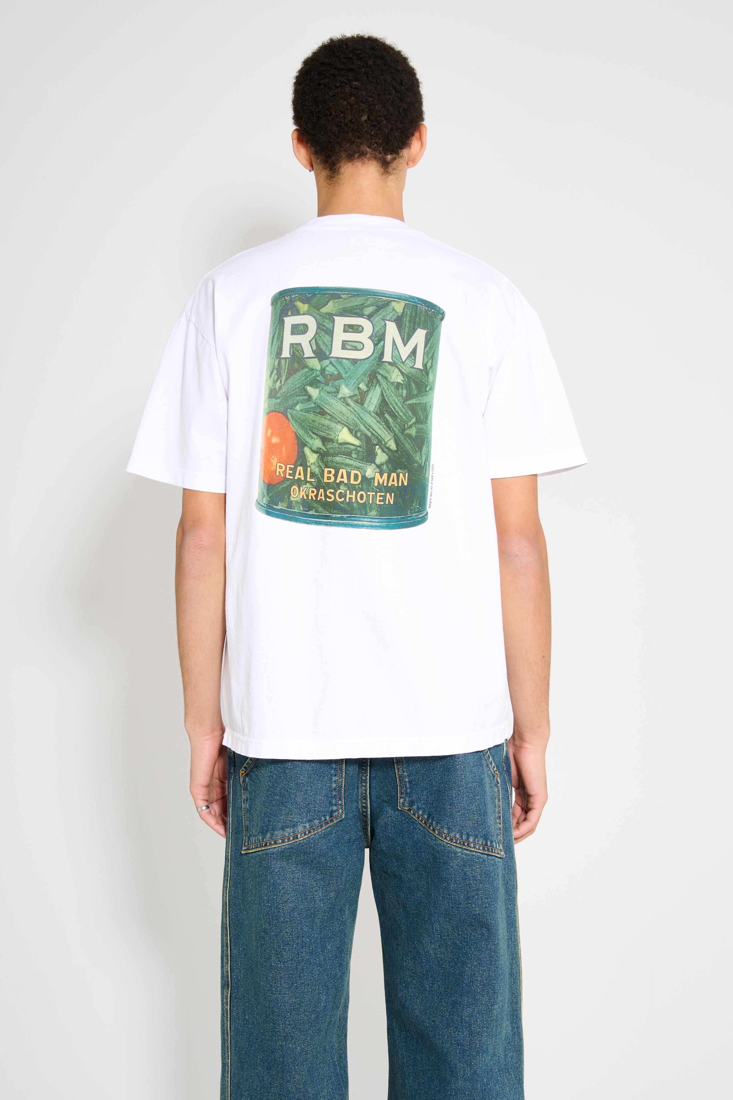 Real Bad Man Real Okra Tee White