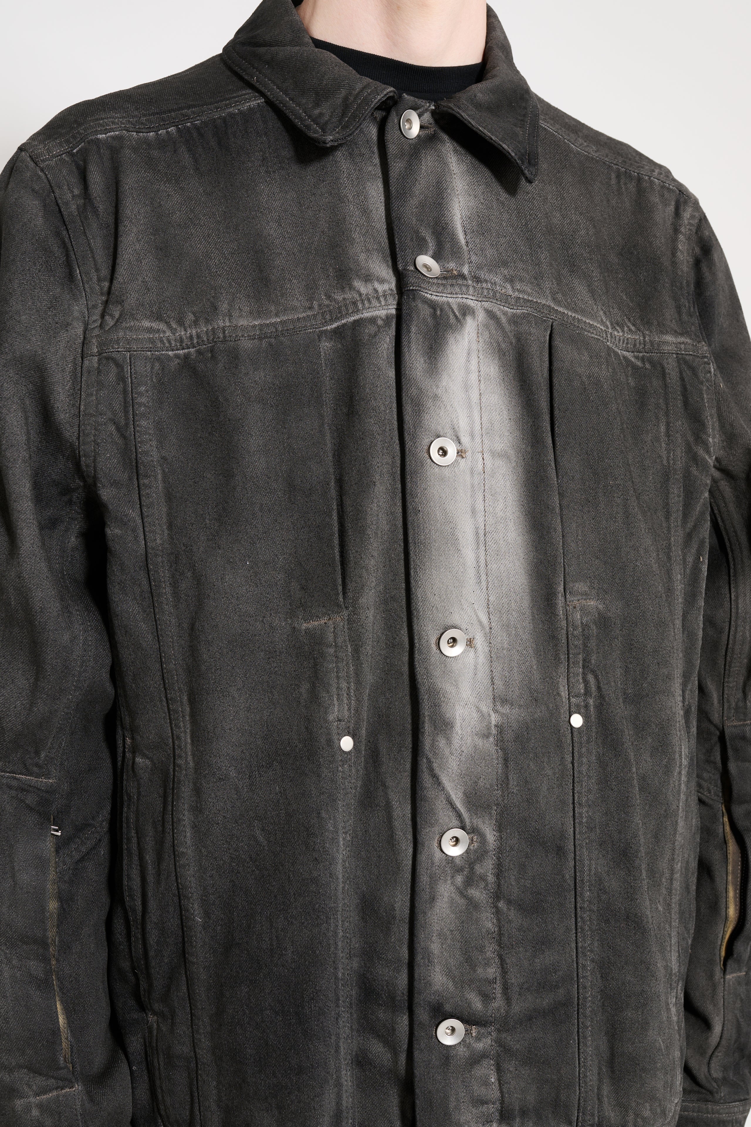 Rick Owens Lido Worker Jacket Dark Dust