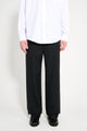 RIER Popeline Wool Trousers Black