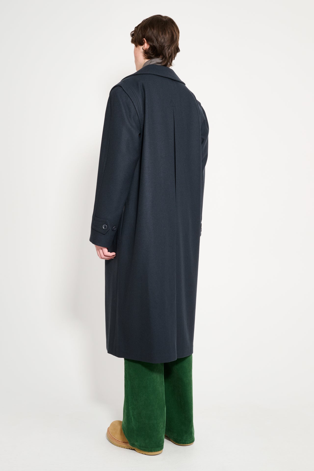 Rier Loden Coat Classic Plombe