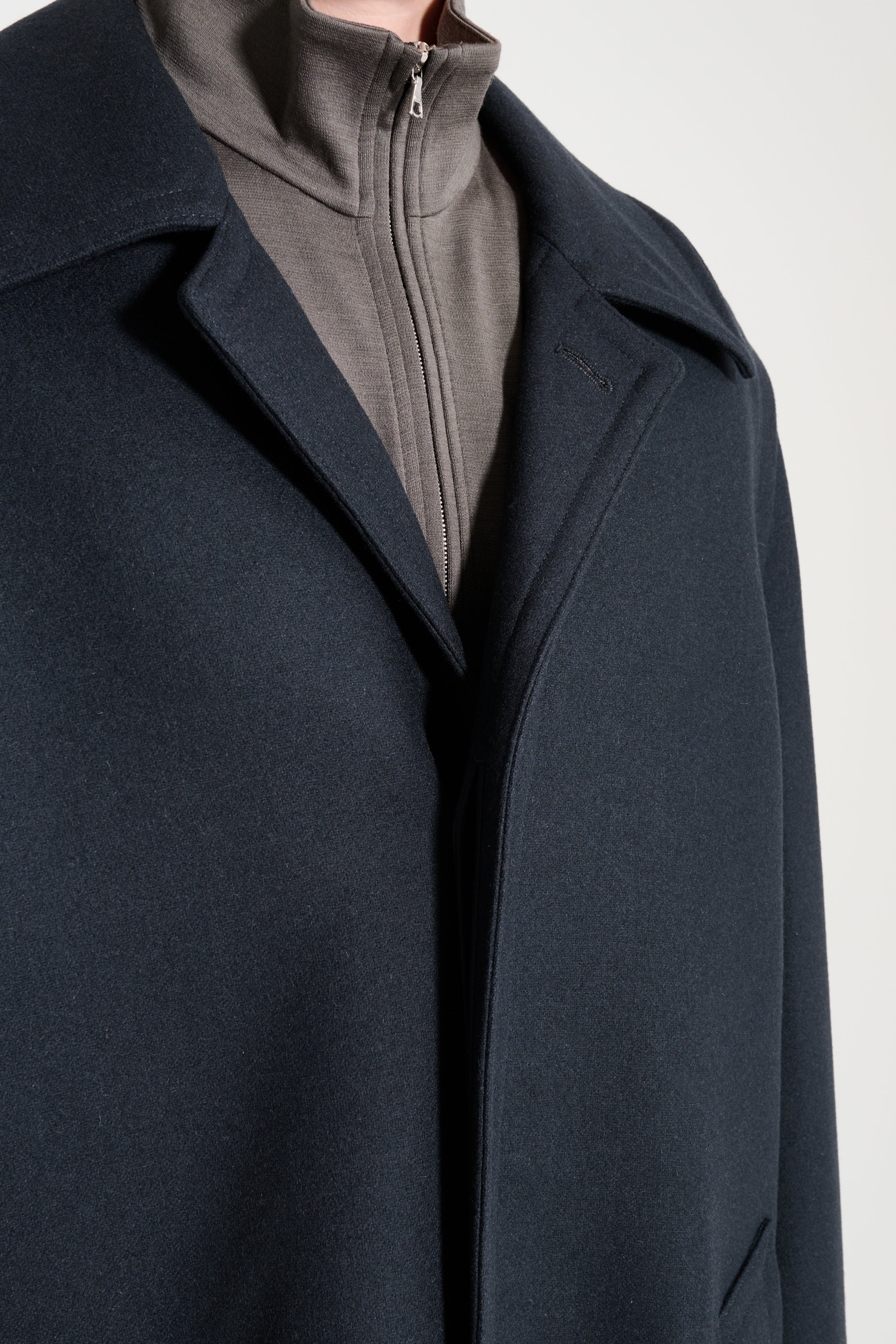 Rier Loden Coat Classic Plombe