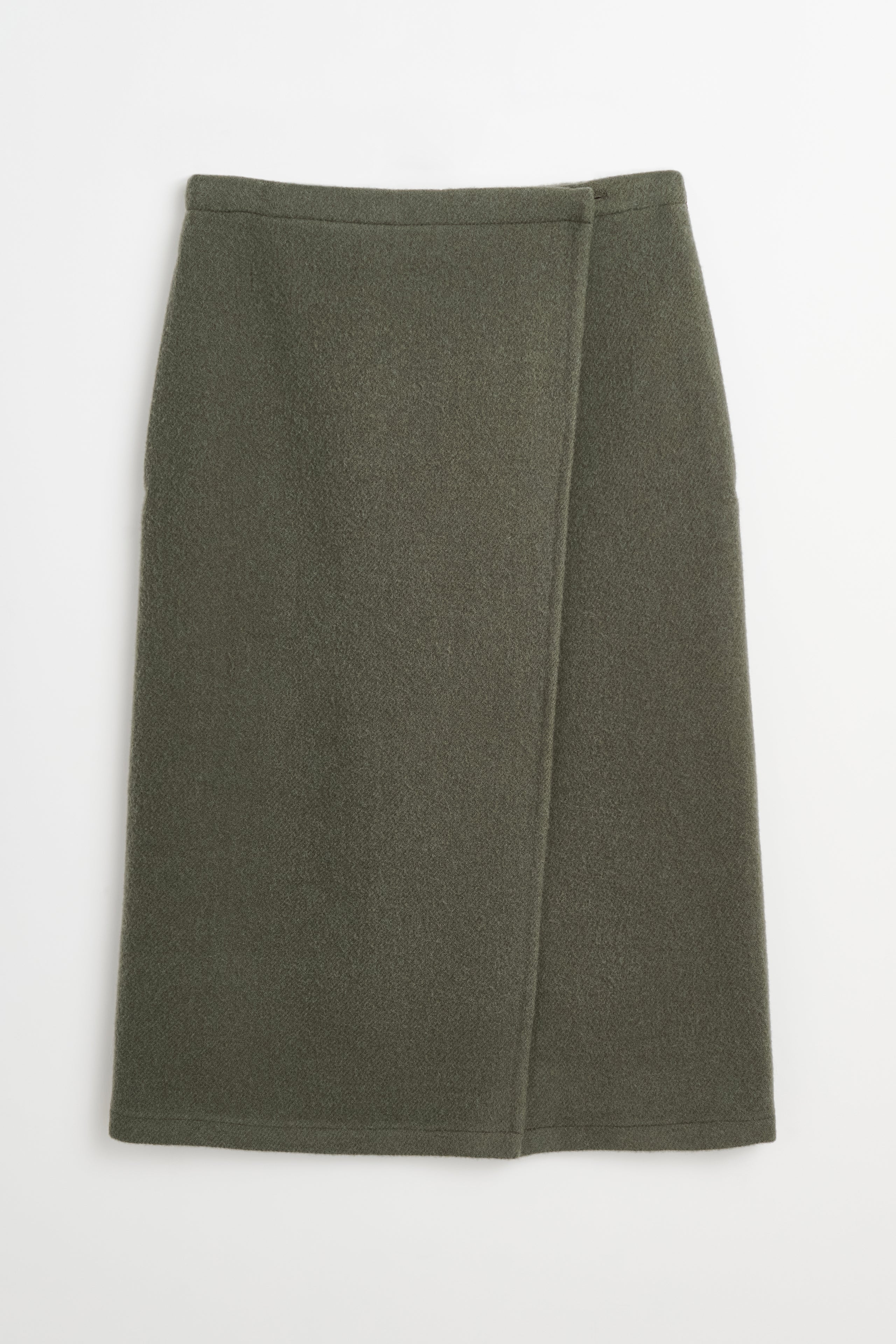 Rier Fleece Wrap Skirt Camoscio