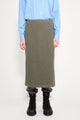 Rier Fleece Wrap Skirt Camoscio