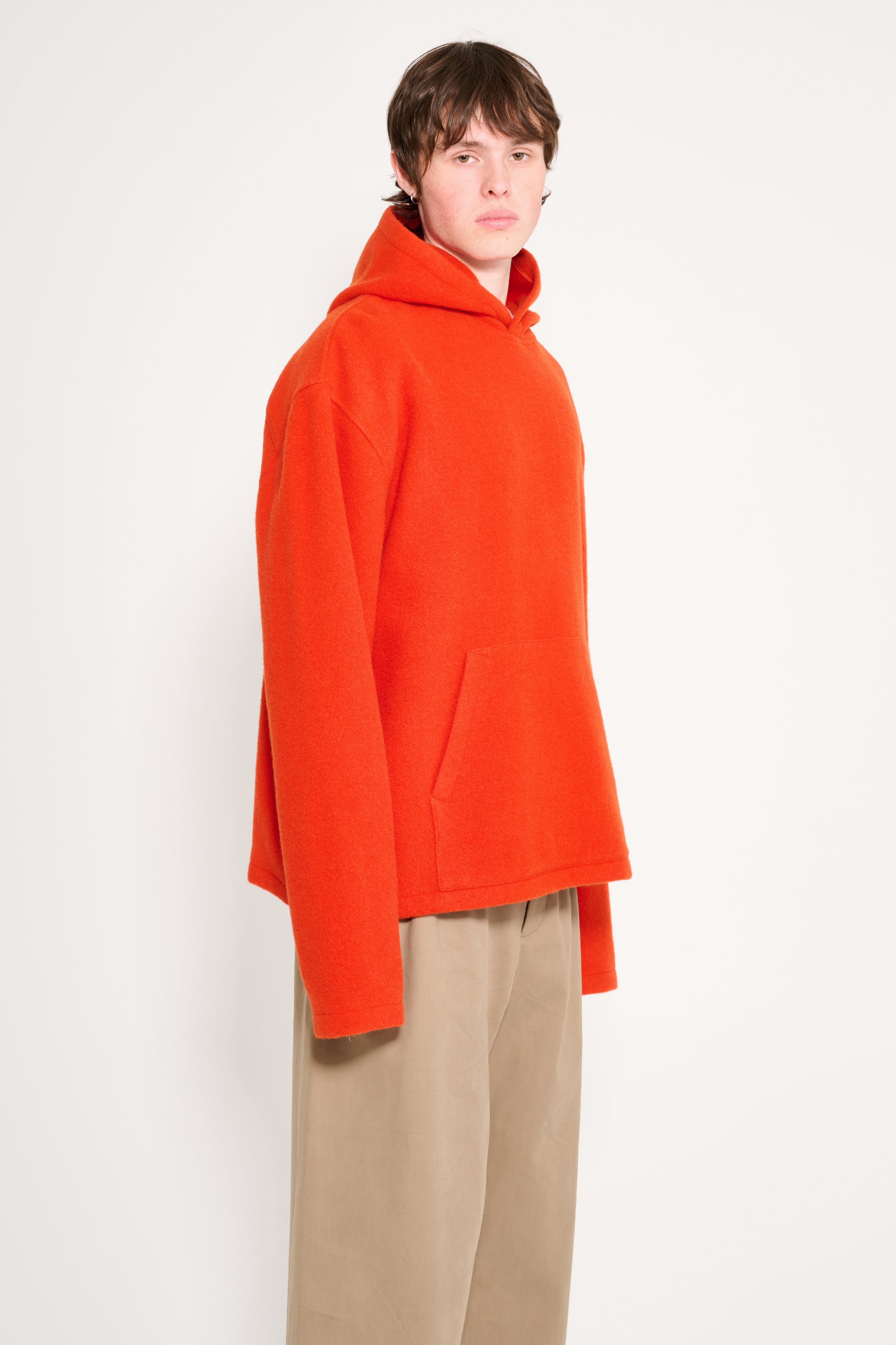 Rier Fleece Hoodie Orange