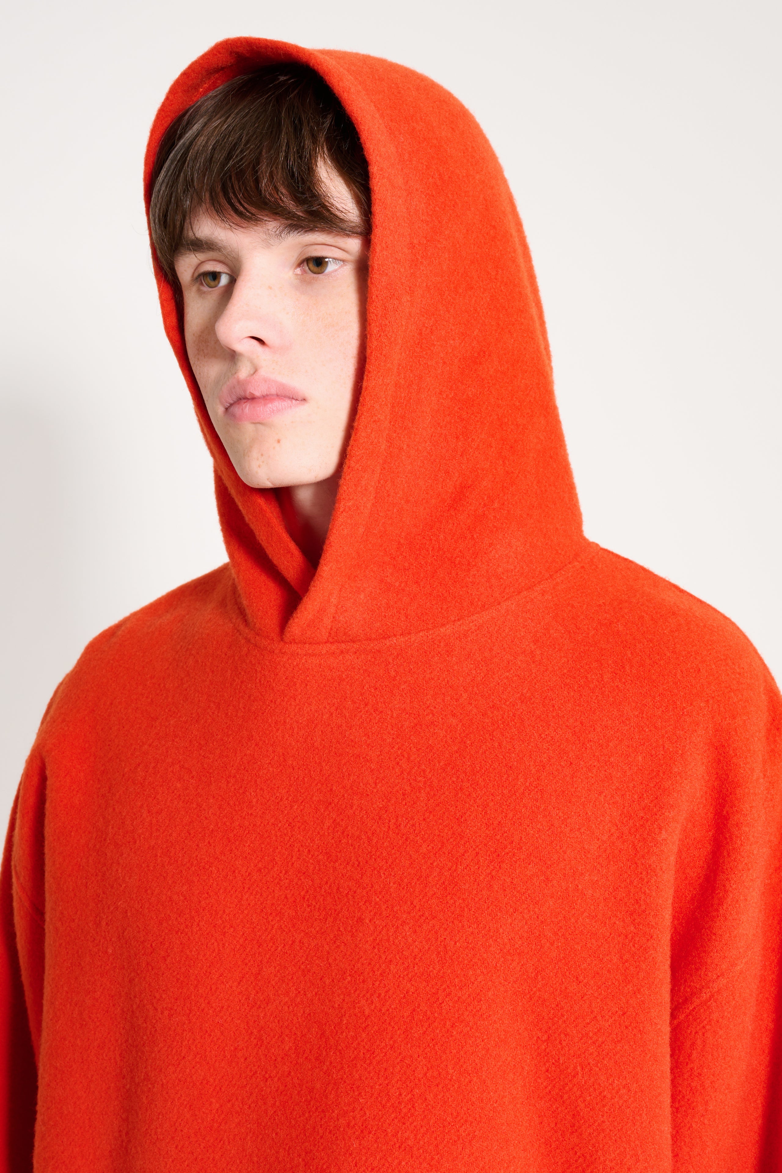 Rier Fleece Hoodie Orange