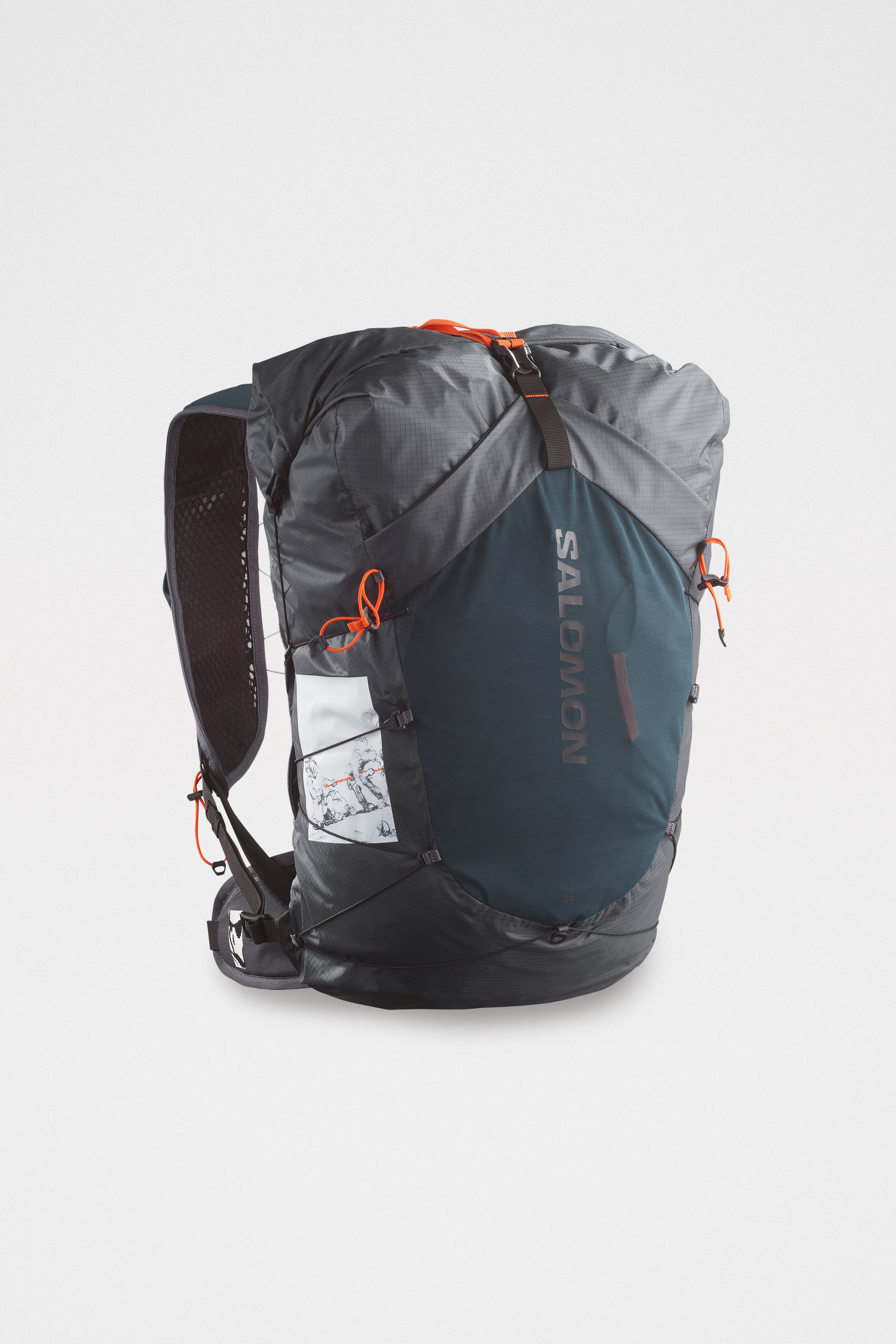 Salomon x GR10K XA 35 backpack Ebony / Ponderosa Pine