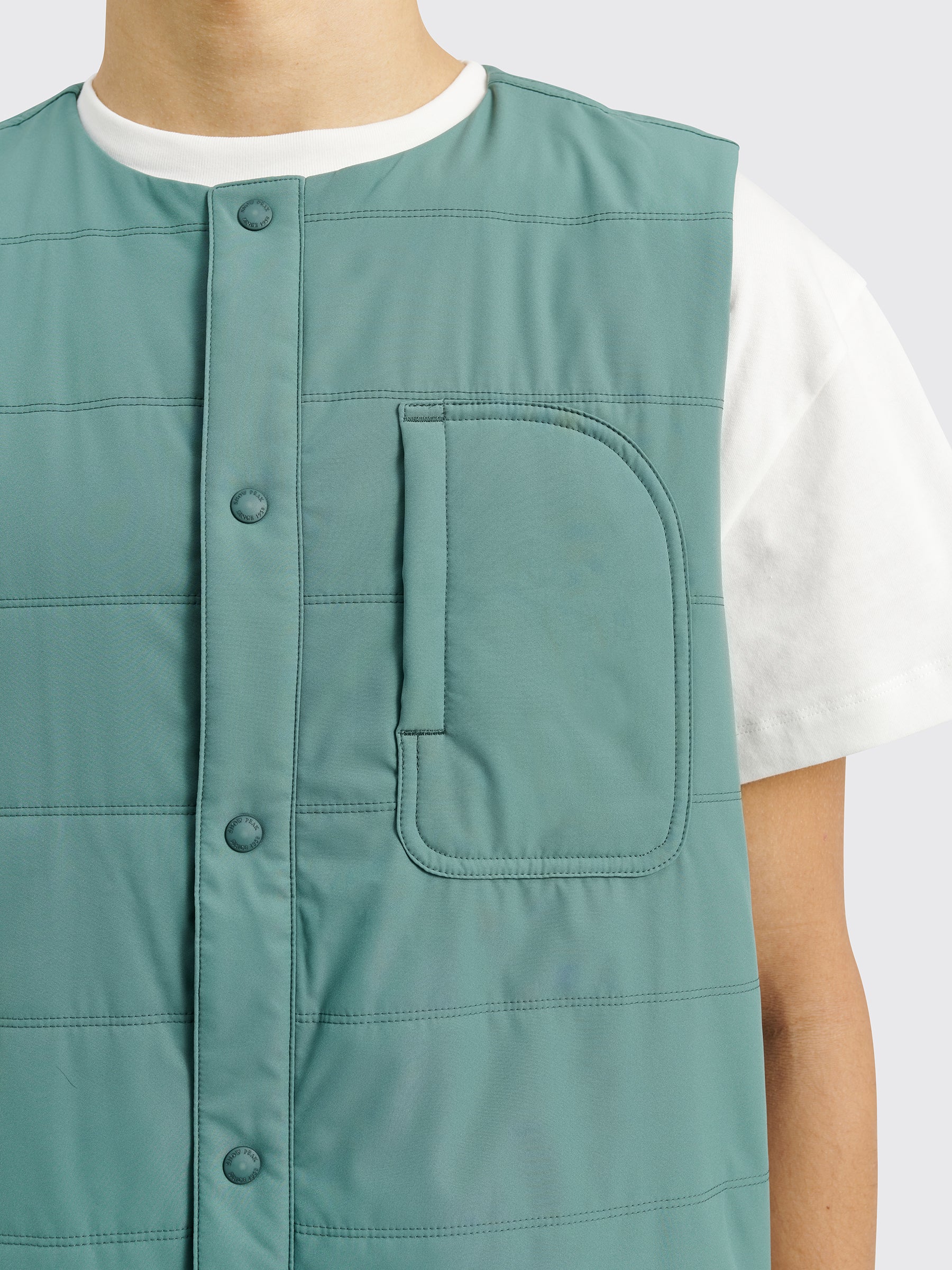 Snow Peak Flexible Insulated Vest Balsam Green