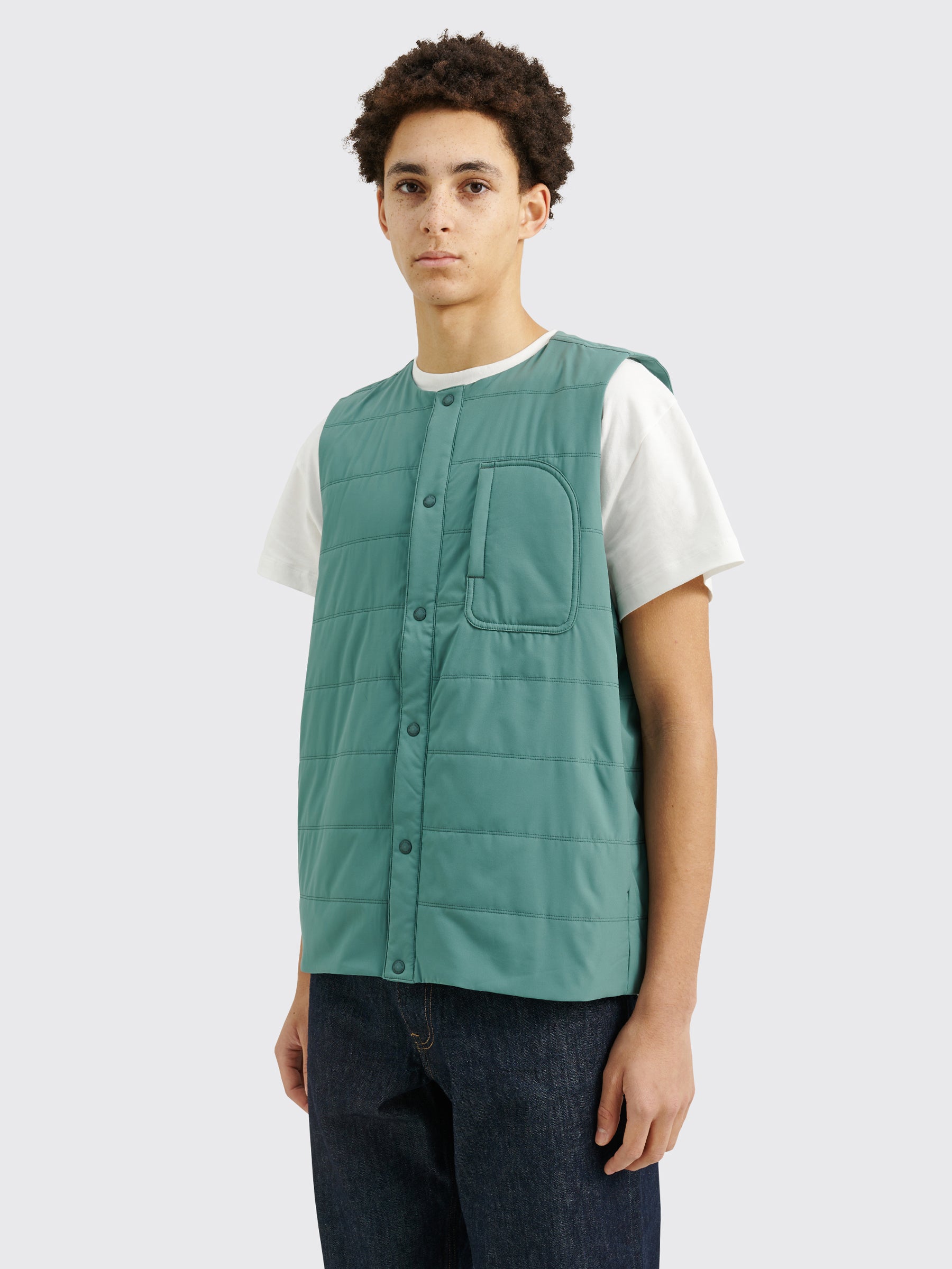 Snow Peak Flexible Insulated Vest Balsam Green