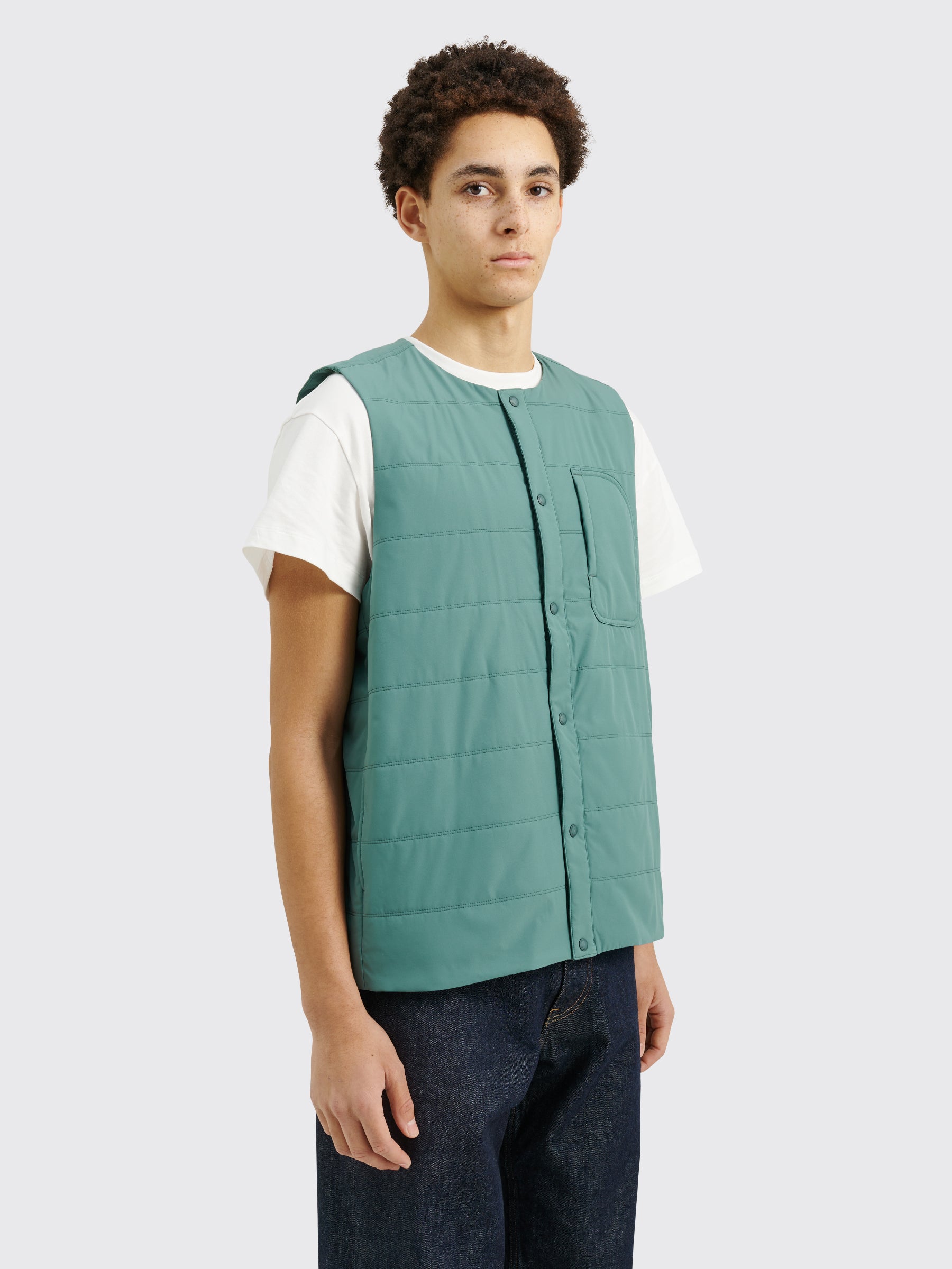 Snow Peak Flexible Insulated Vest Balsam Green