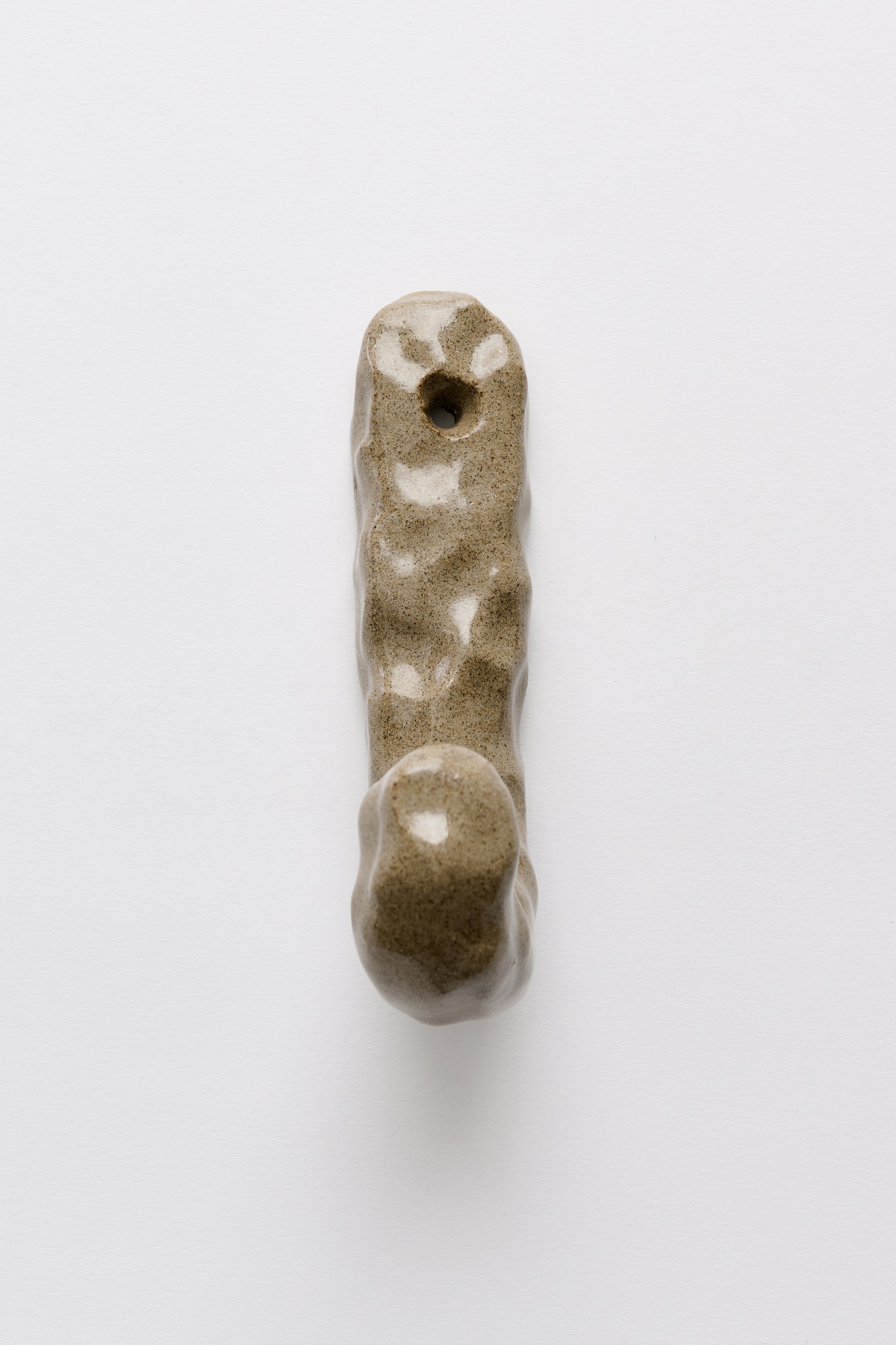 Johanna Lundberg Large Ceramic Hook Grey