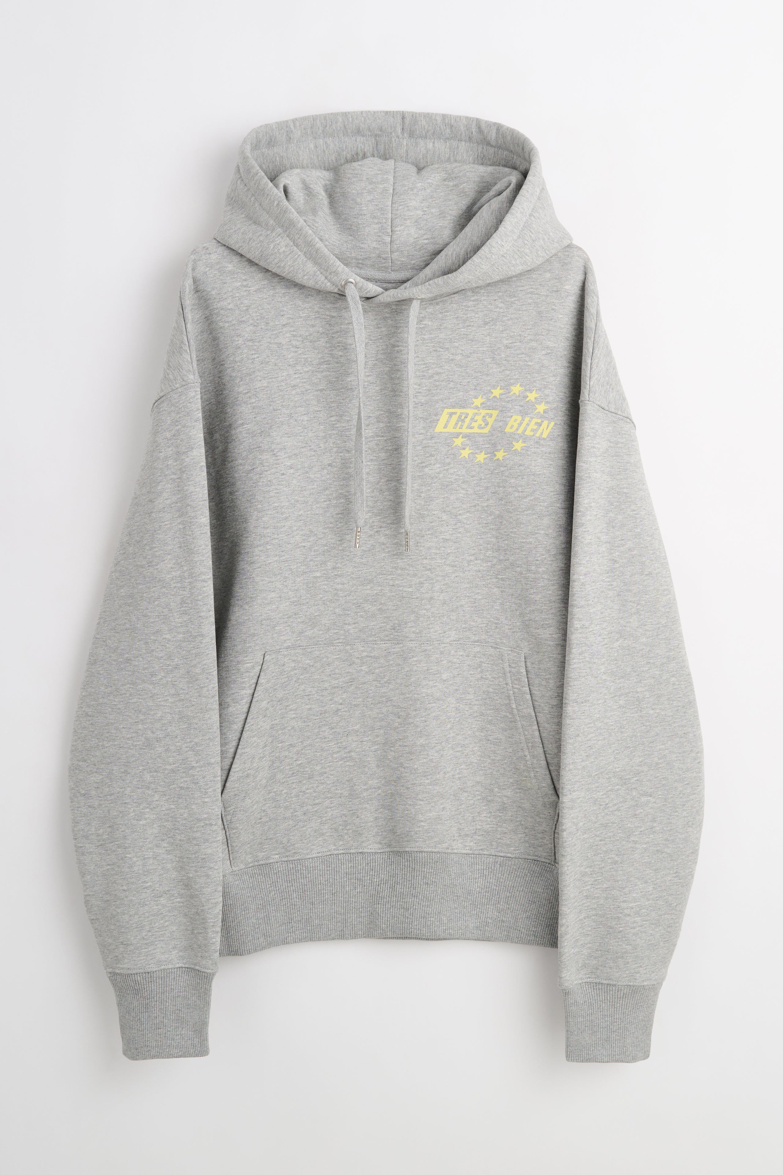 TRÈS BIEN Sport Logo Hoodie Heather Grey