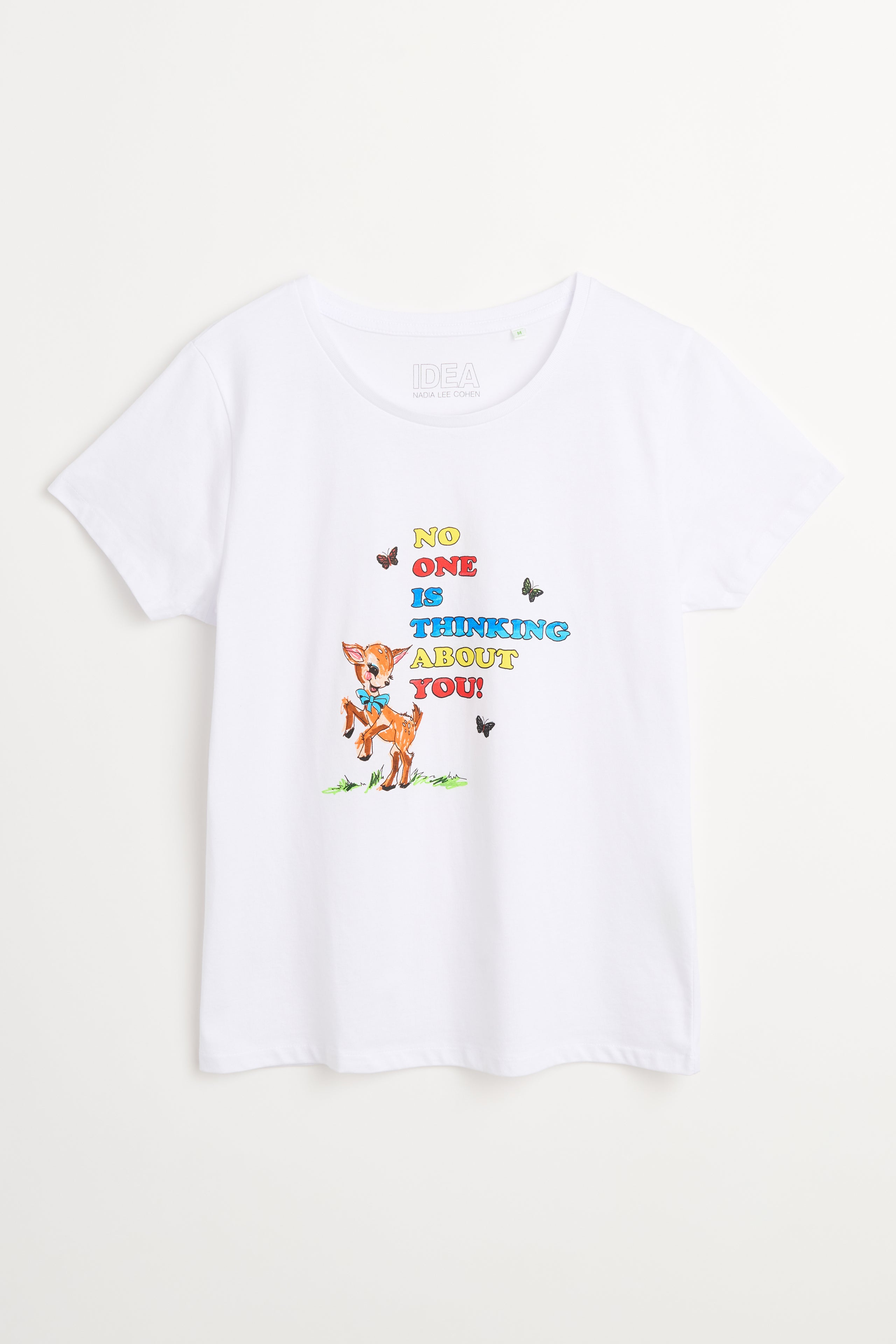 IDEA Nadia Lee Cohen No One Is Thinking About You T-shirt White