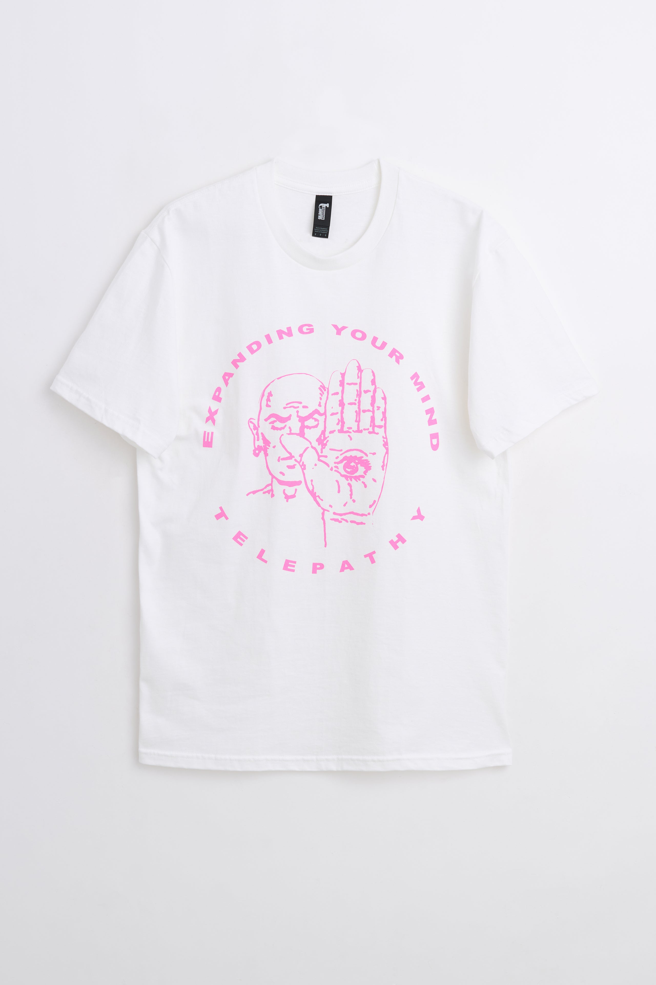 Club Telepathy Expanding Your Mind T-shirt White / Pink