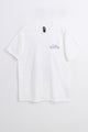 Club Telepathy Flyer T-shirt White