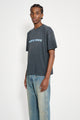 Stockholm Surfboard Club Glitter Printed T-Shirt Black