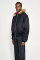 Stockholm Surfboard Club Hooded Bomber Black