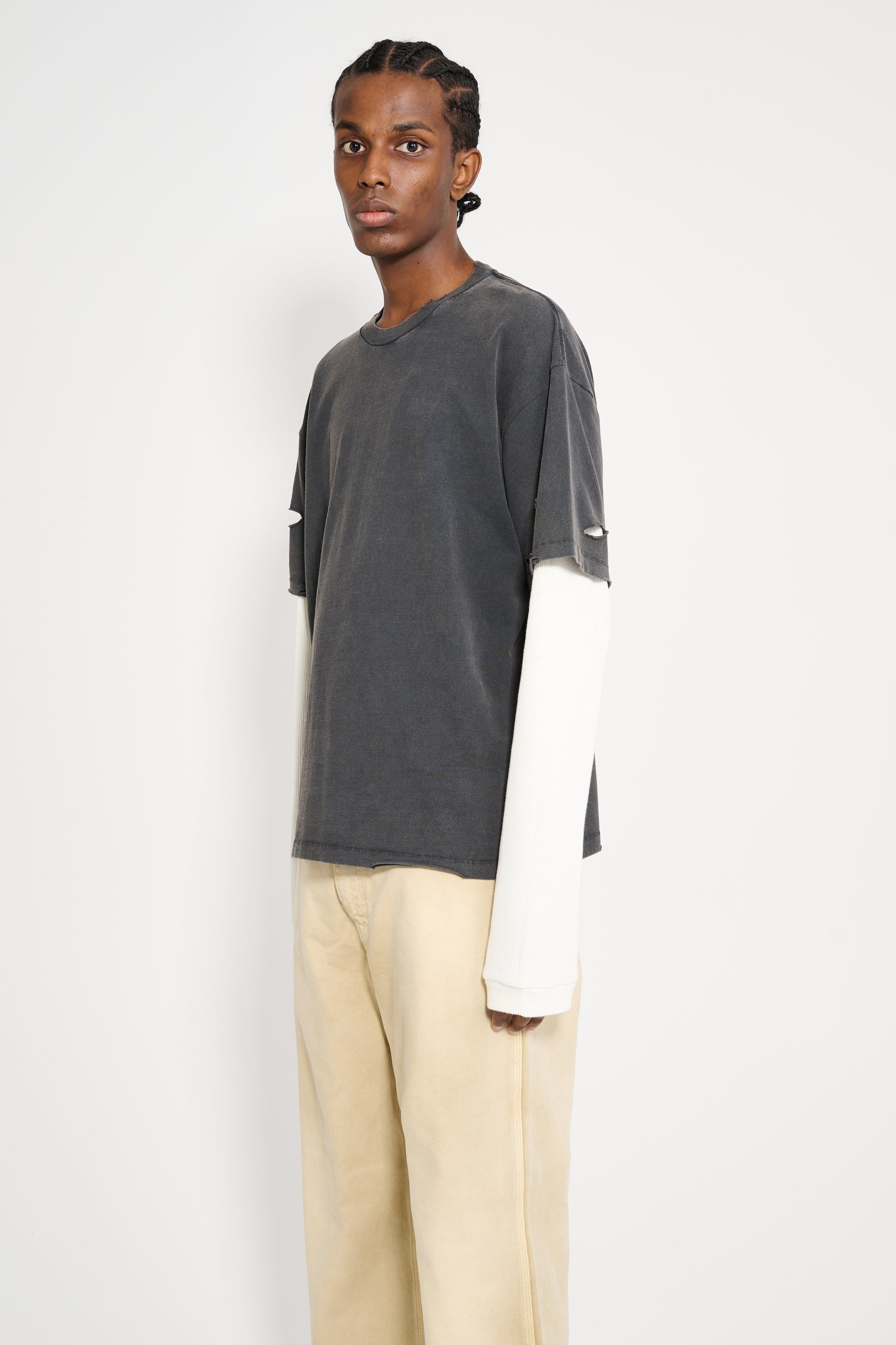 Stockholm Surfboard Club Back Logo Layered T-shirt Black