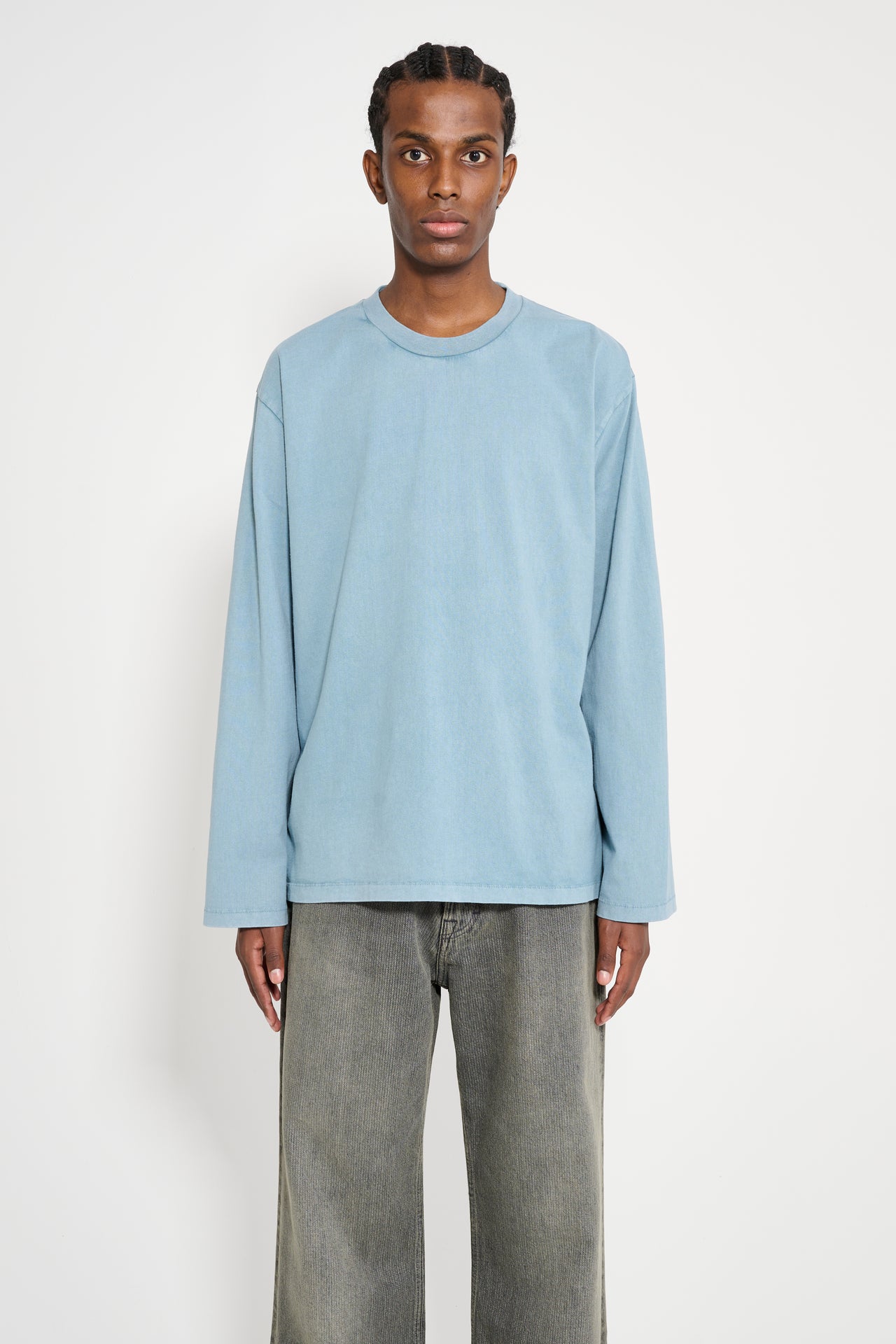 Stockholm Surfboard Back Logo Longsleeve Tokyo Blue