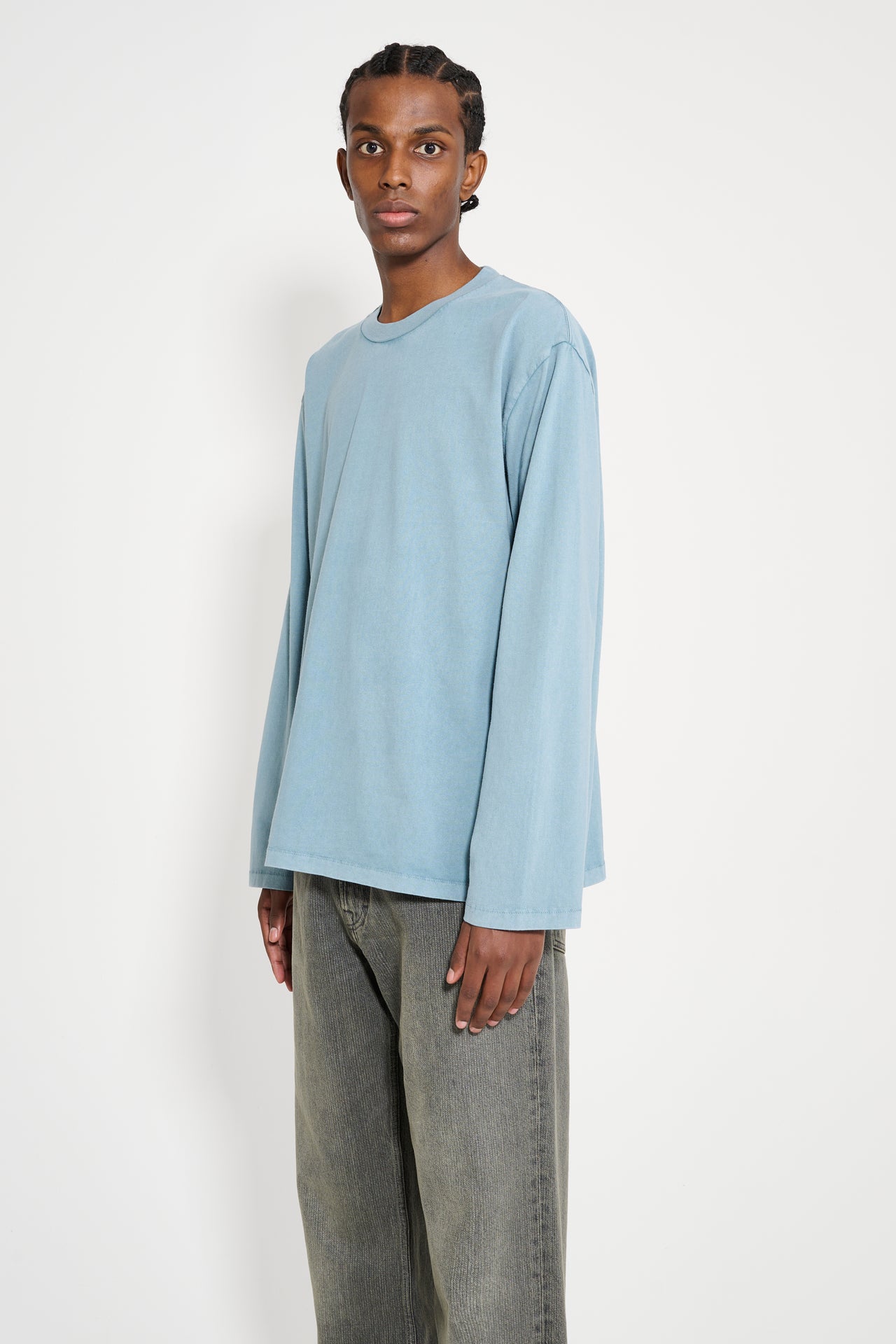 Stockholm Surfboard Back Logo Longsleeve Tokyo Blue