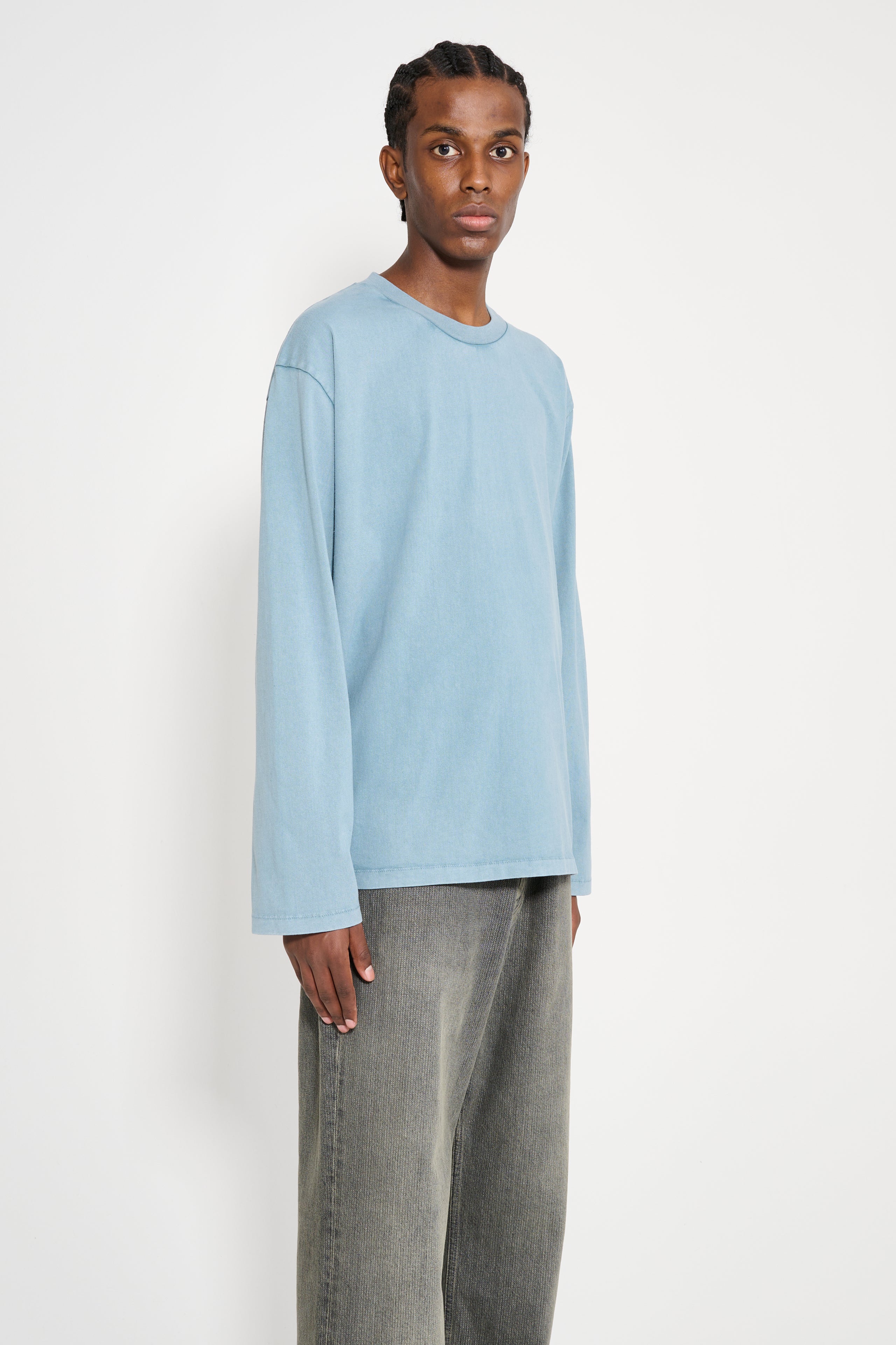 Stockholm Surfboard Back Logo Longsleeve Tokyo Blue