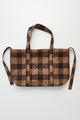 Stockholm Surfboard Club Weekend Tote Brown Check