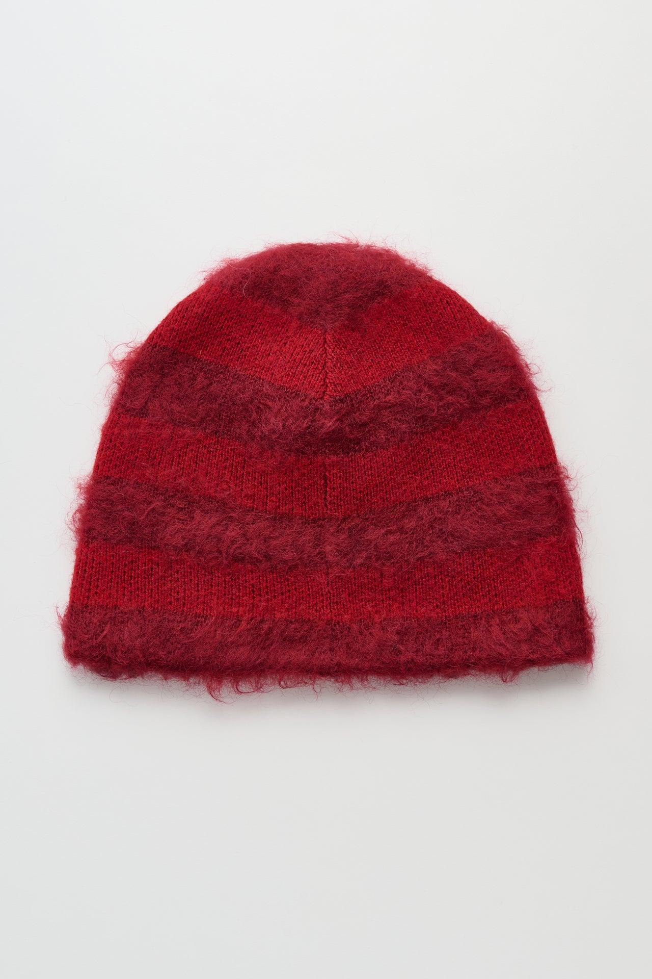 Stockholm Surfboard Club Striped Beanie Gas Red