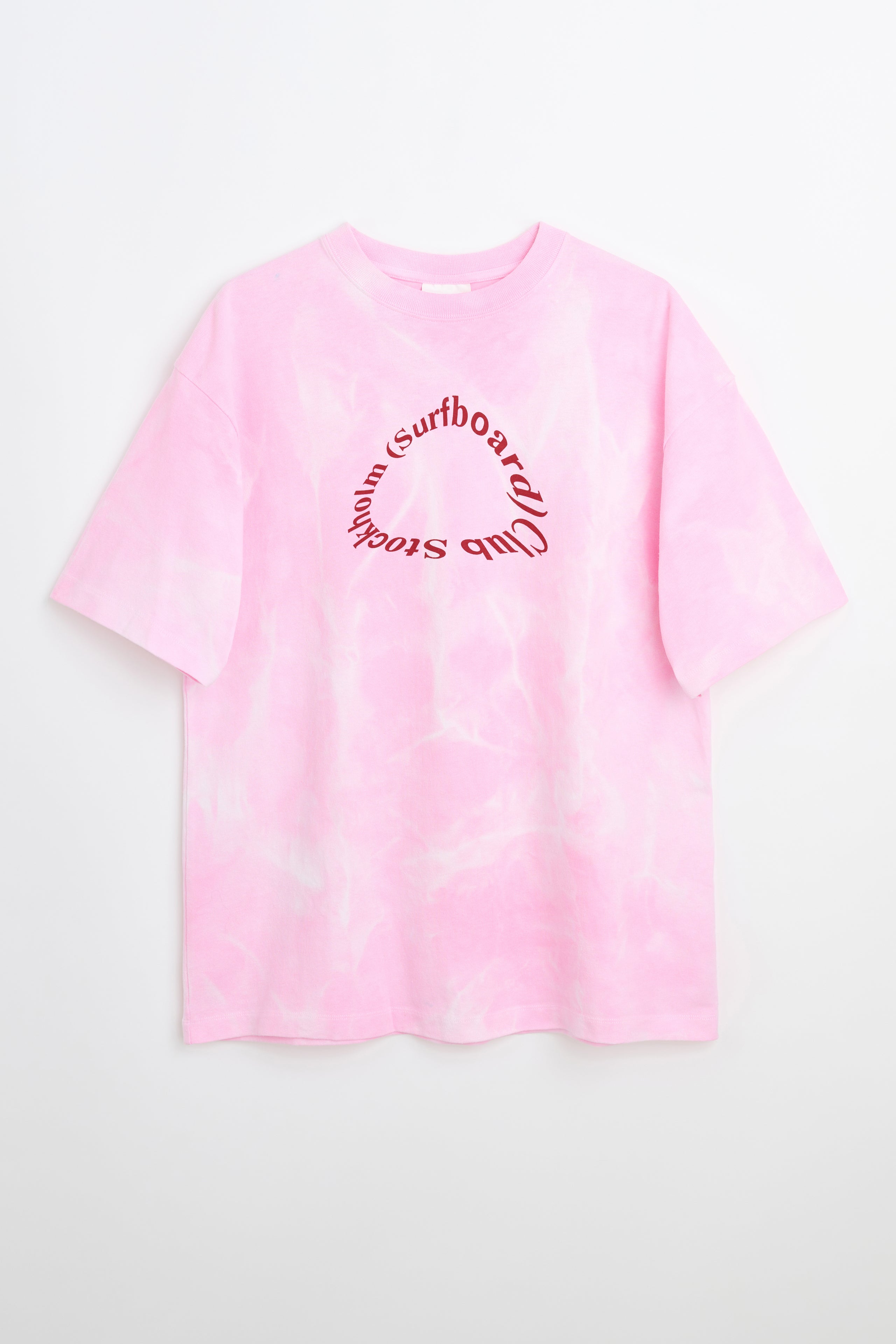 Stockholm Surfboard Club For TRÈS BIEN Dyed T-shirt Pink