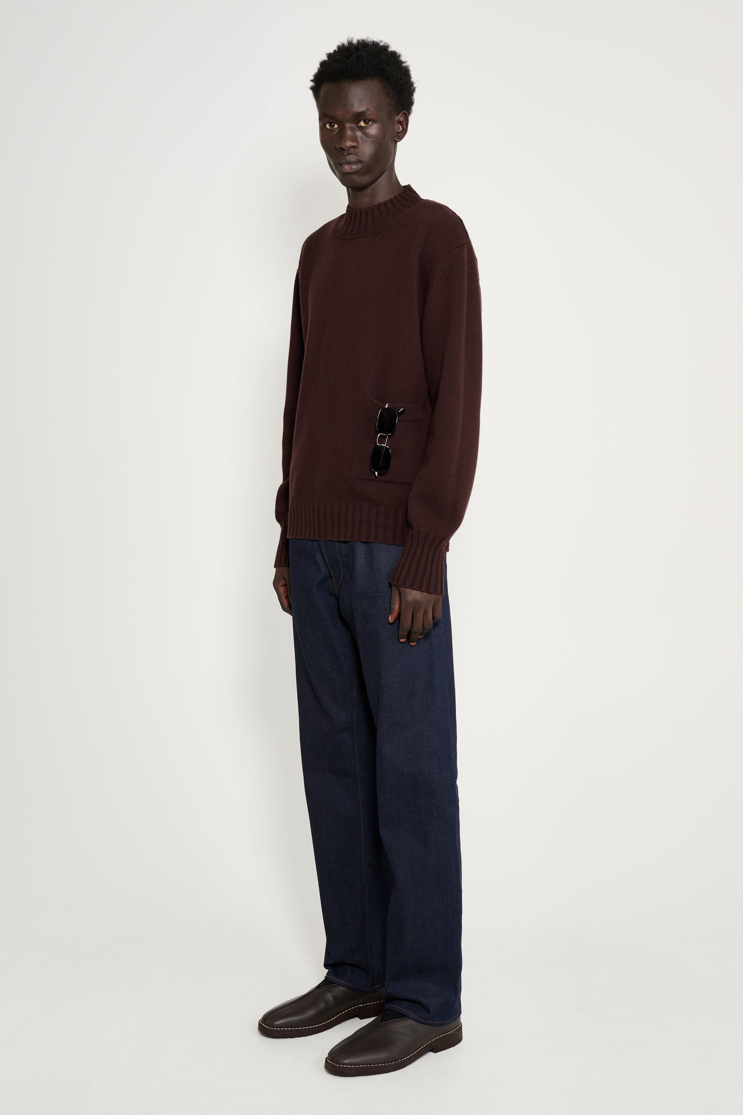Stone Island Denim Research Straight Leg Jeans Raw Selvedge Indigo