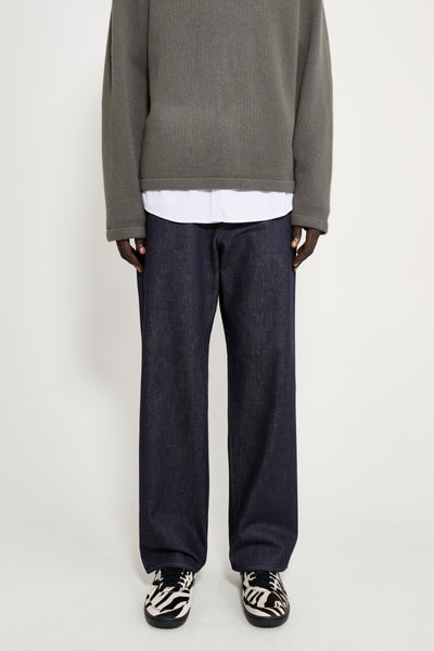Stone Island Denim Research Loose Leg Jeans Raw Indigo – Très Bien