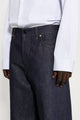 Stone Island Denim Research Loose Leg Jeans Raw Indigo