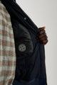 Stone Island Denim Research Corduroy Bomber Jacket Indigo