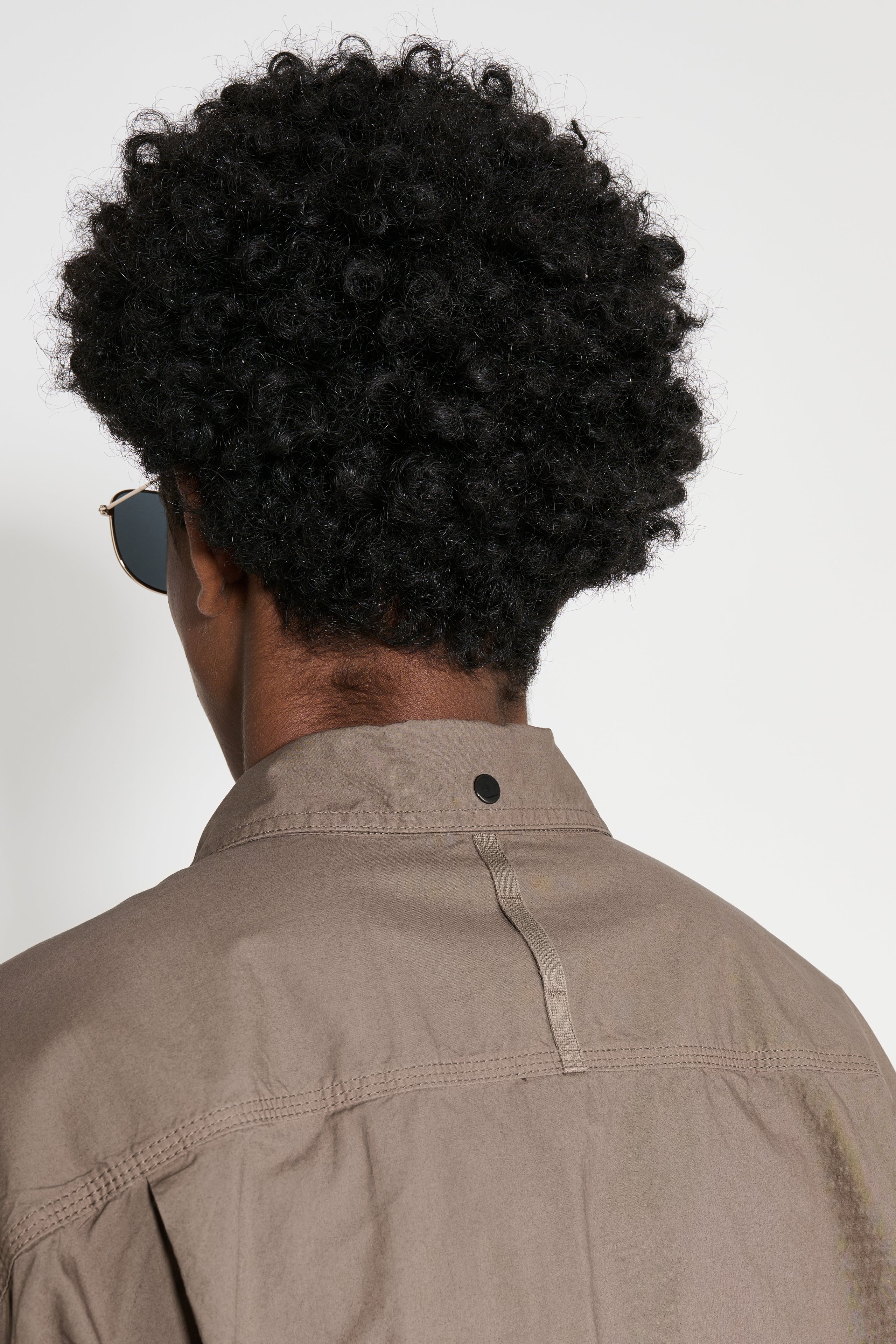 Stone Island Relaxed Fit Long Sleeve Shirt Walnut