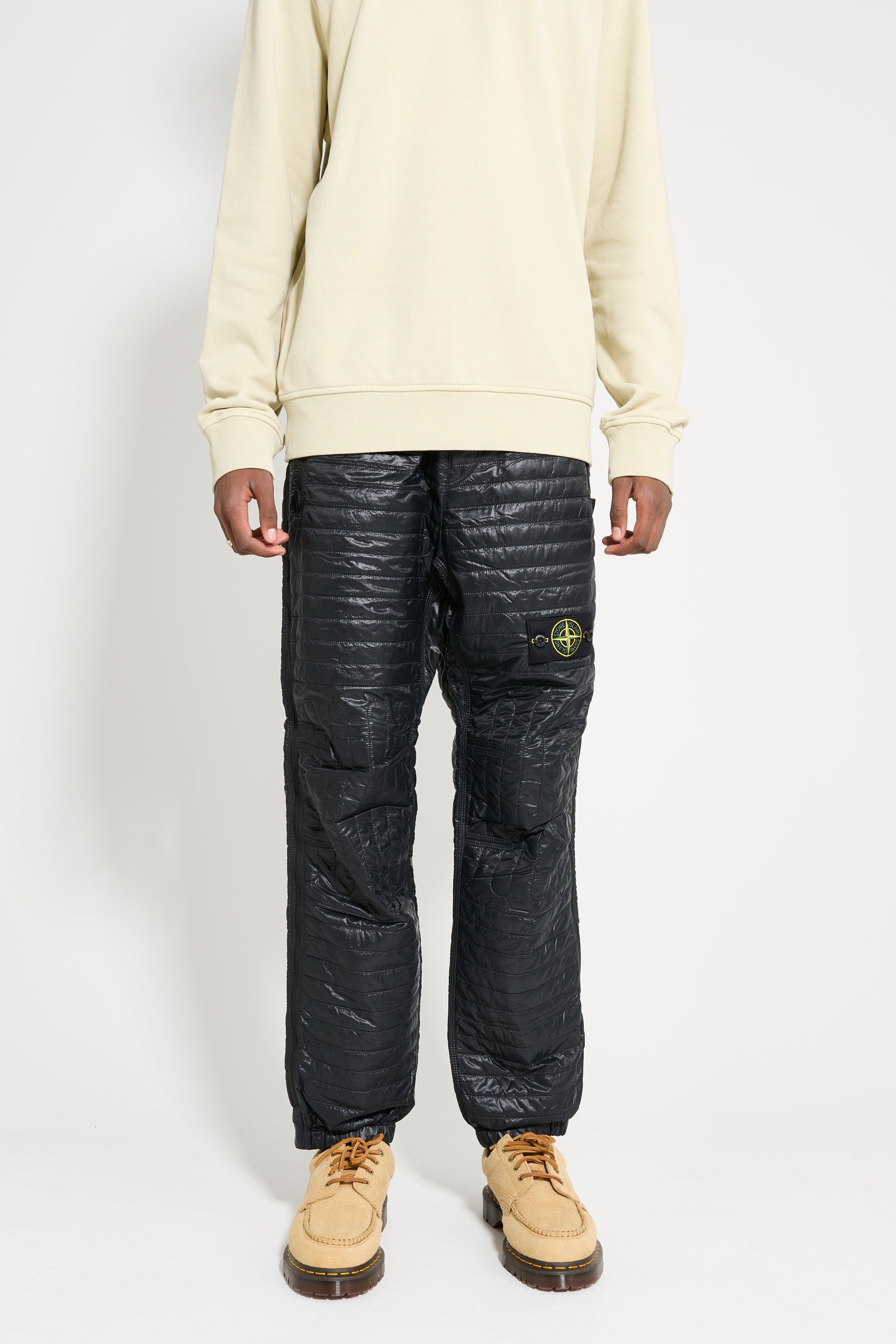 Stone Island Padded Regular Pants Black