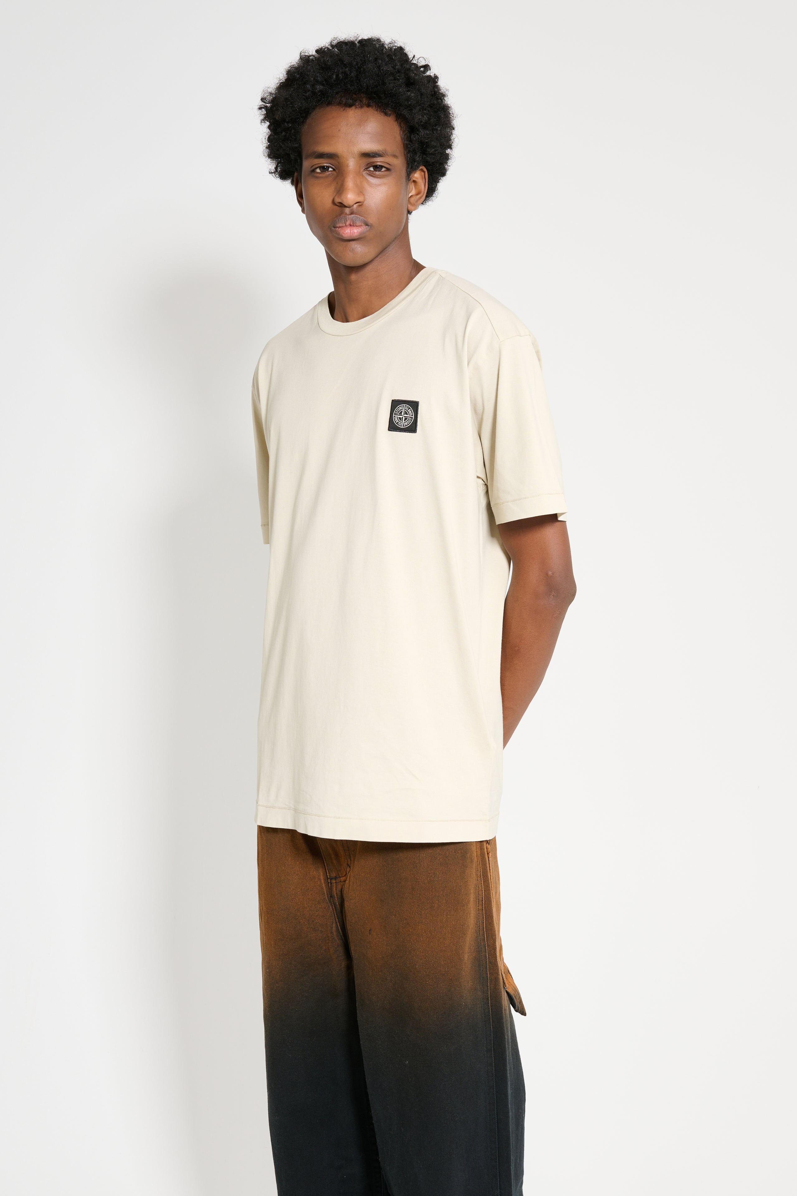 Stone Island Compass Patch Logo T-shirt Plaster