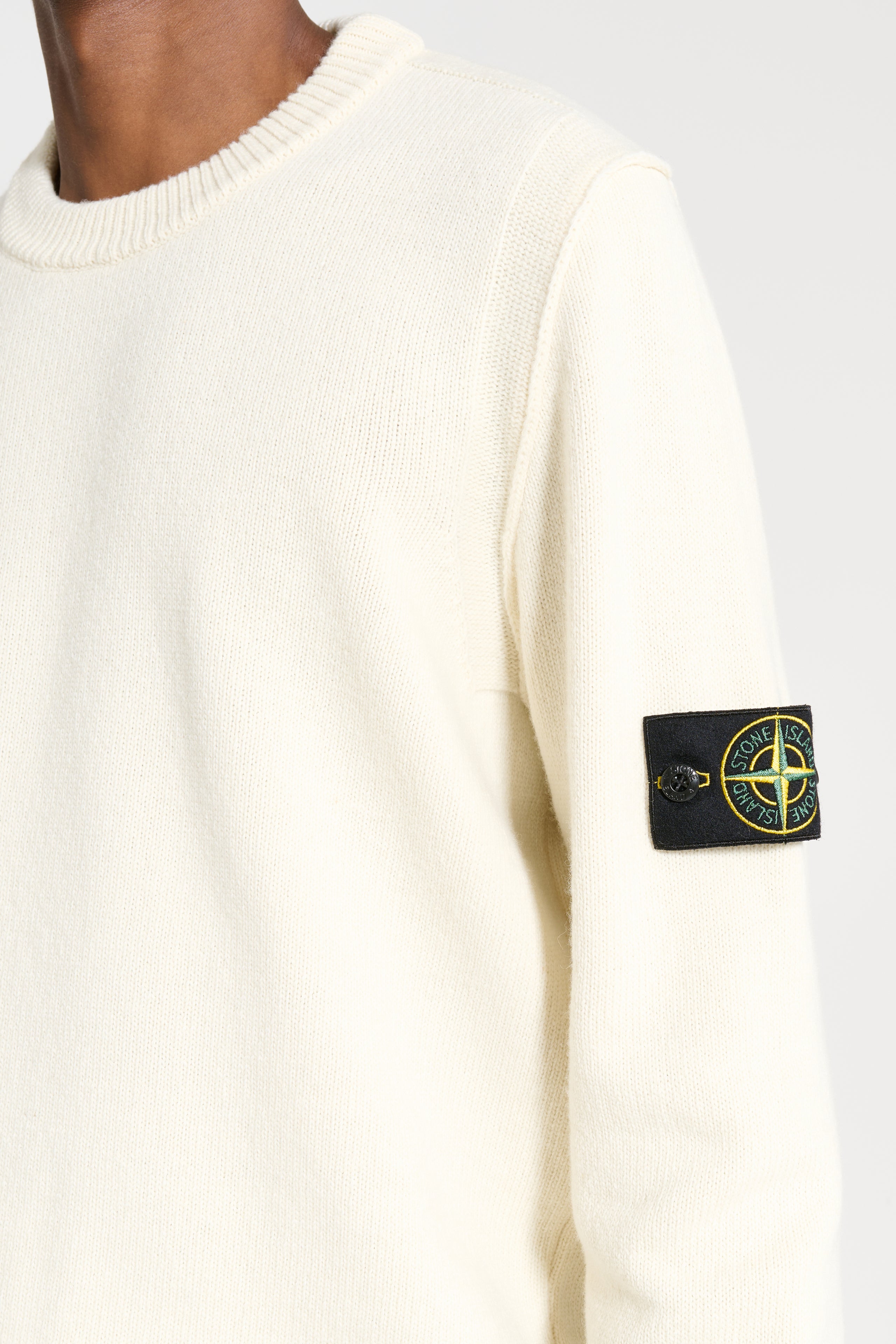 Stone Island Knitted Sweater Natural