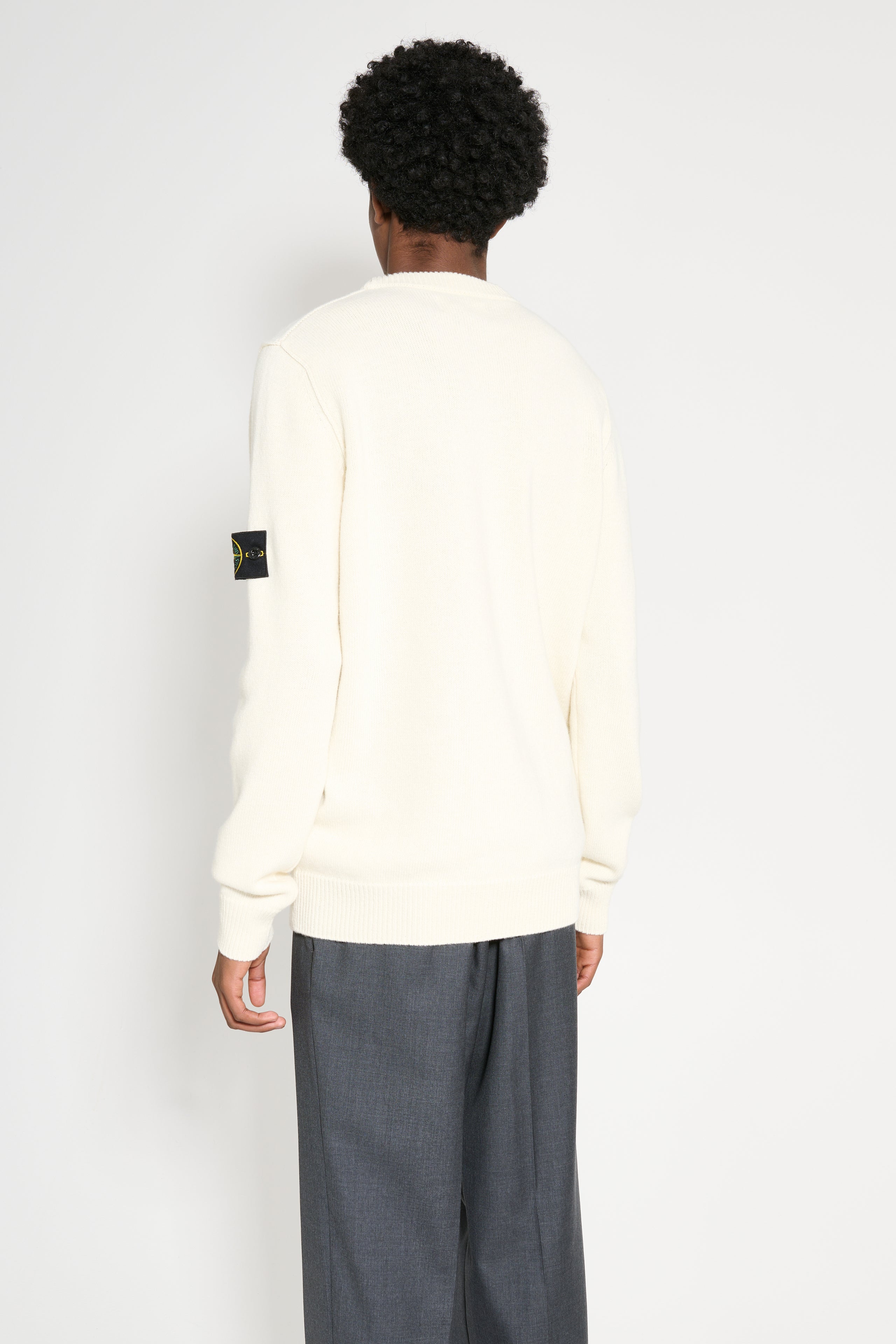 Stone Island Knitted Sweater Natural