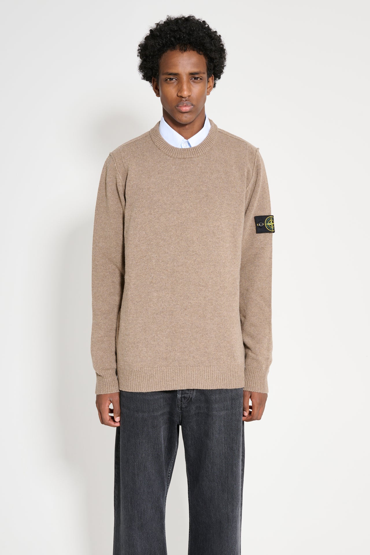 Stone Island Knitted Sweater Walnut