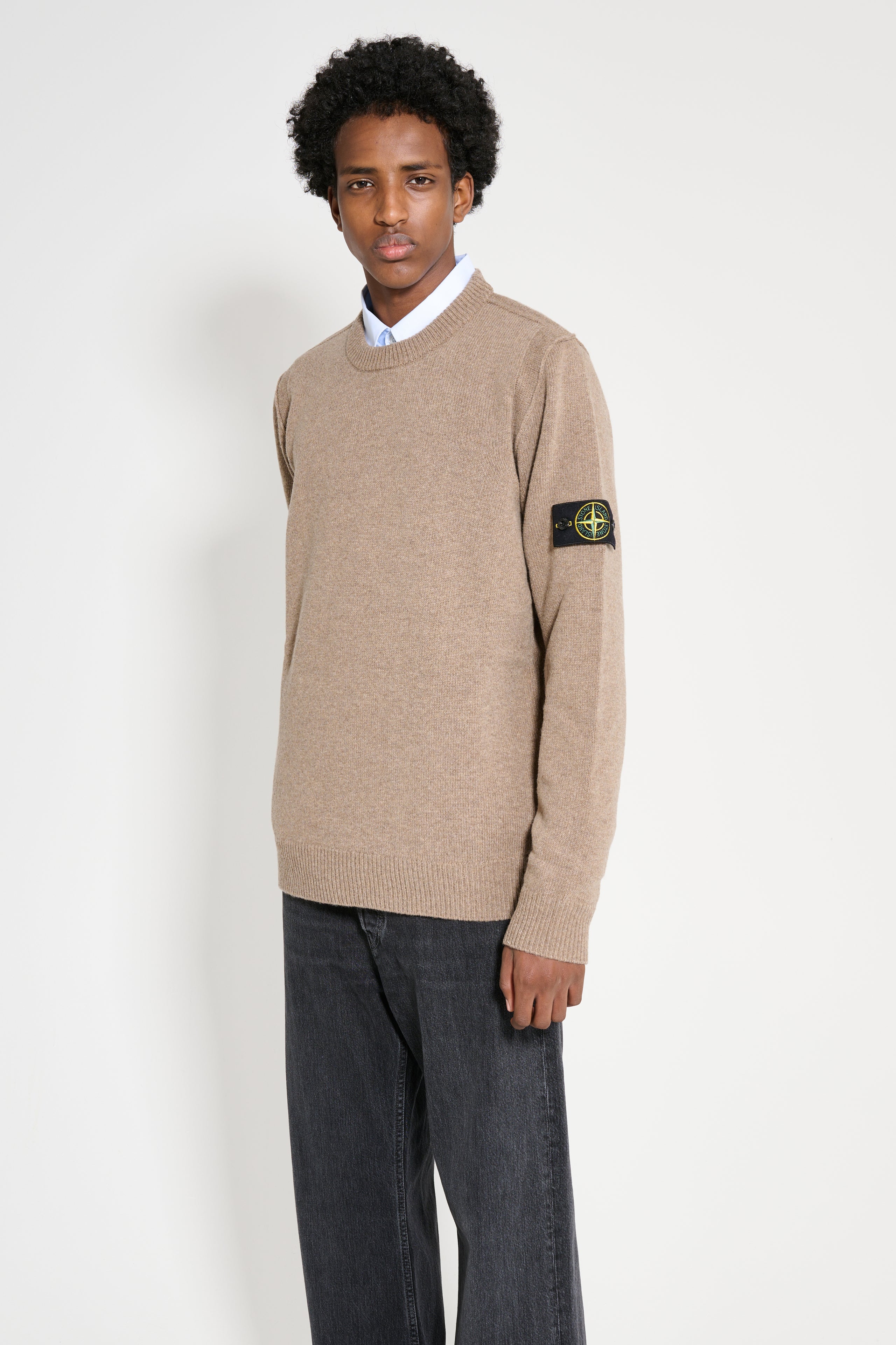 Stone Island Knitted Sweater Walnut