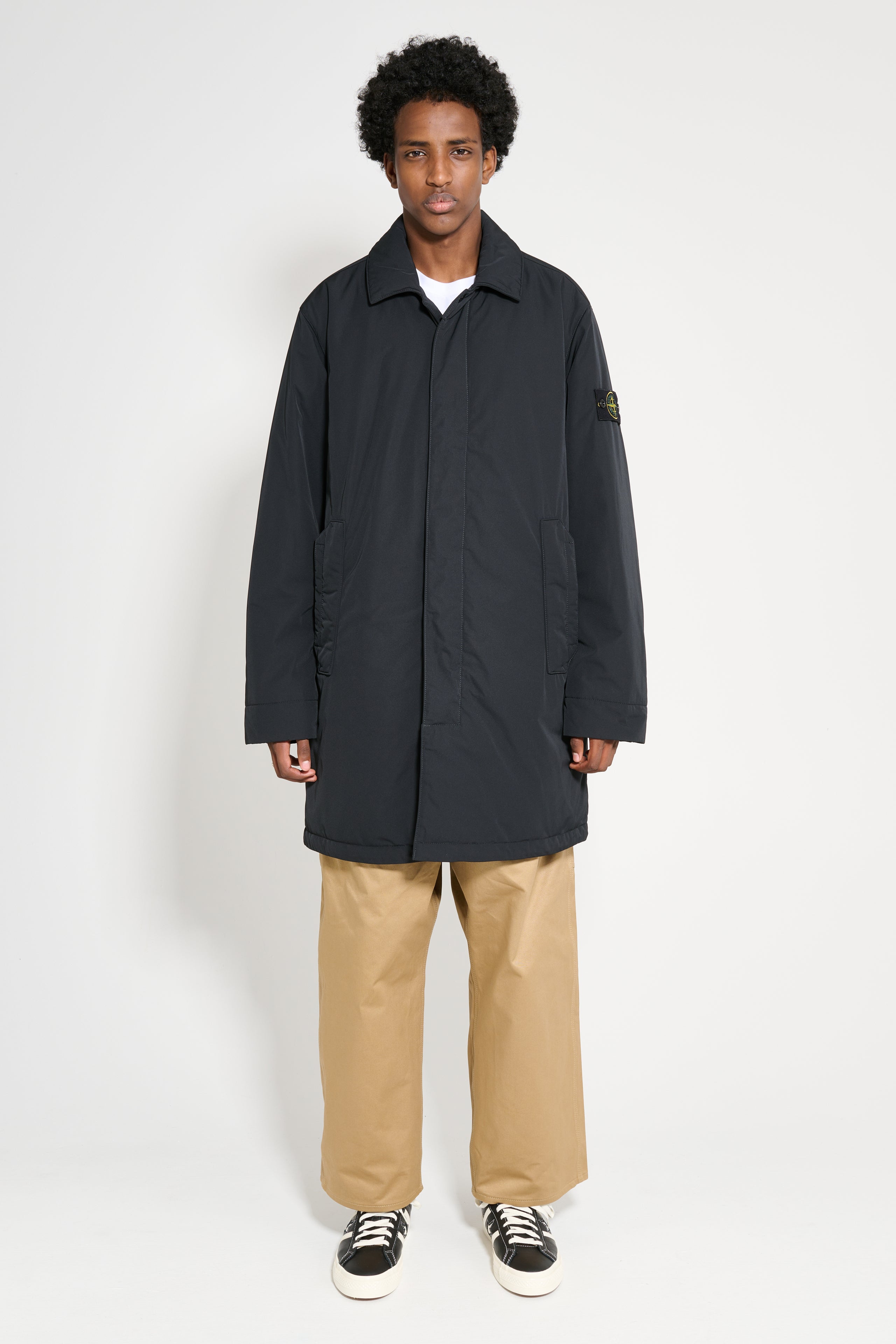 Stone Island Coat Black