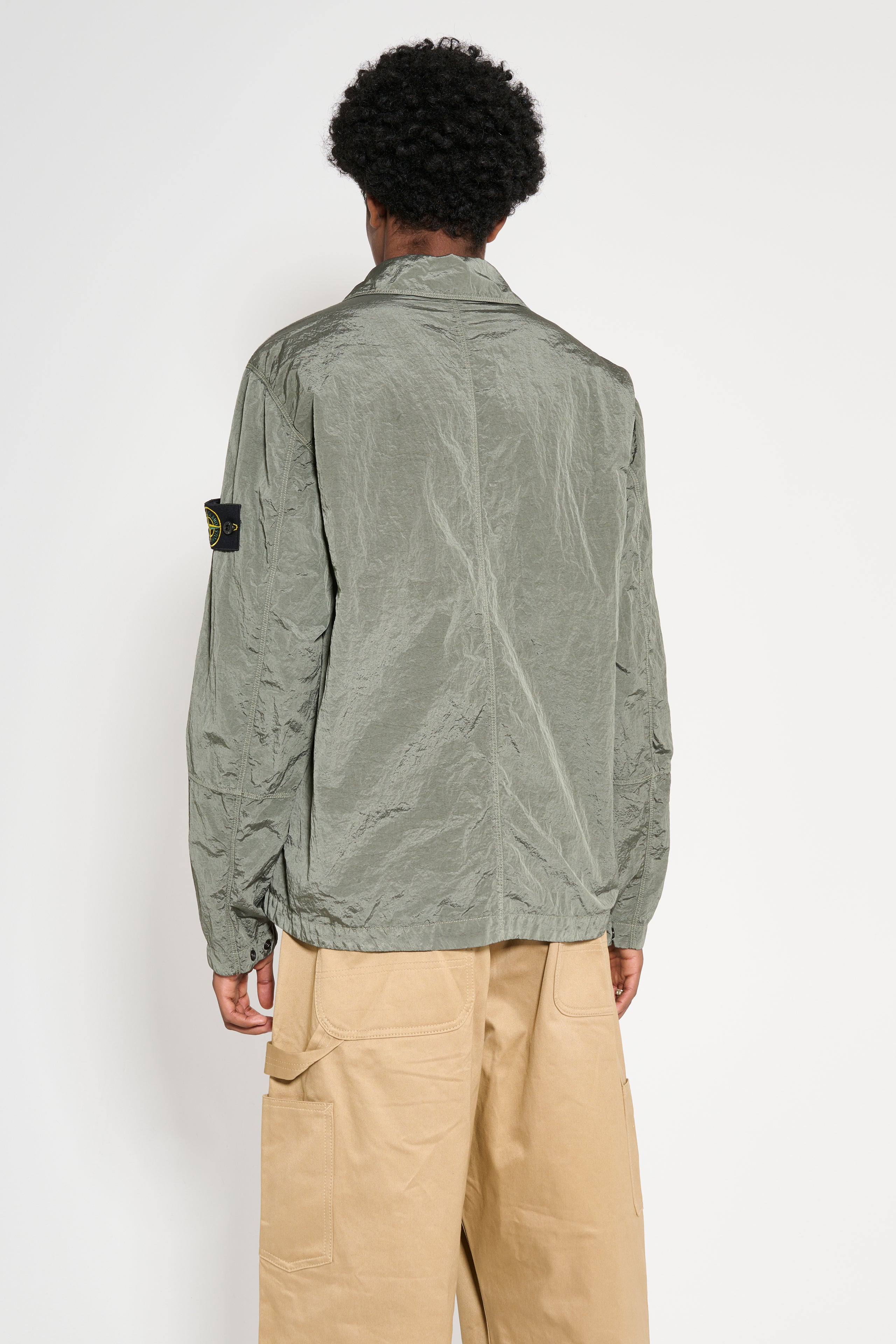 Stone Island Zip Overshirt Musk