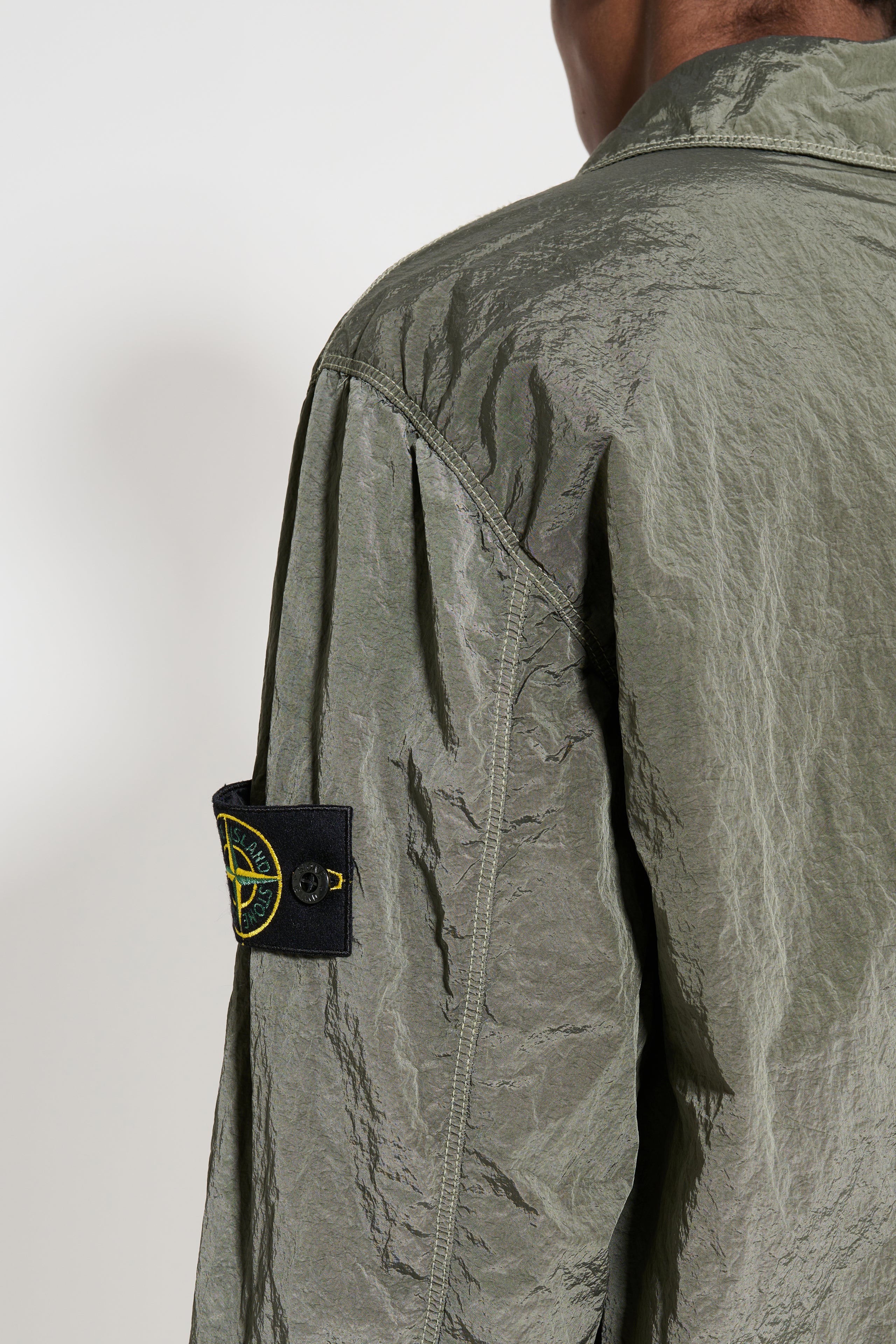 Stone Island Zip Overshirt Musk