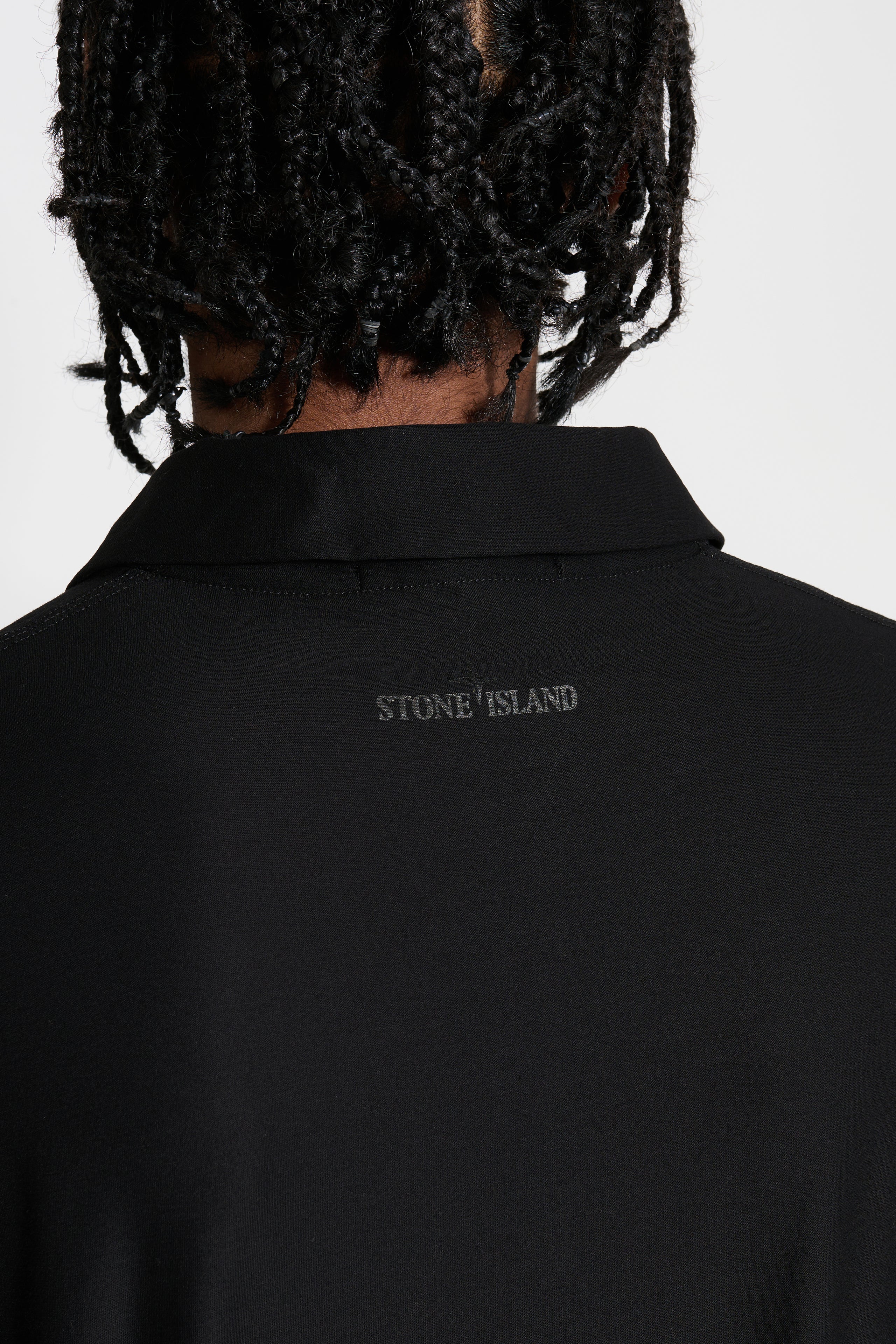 Stone Island Ghost Polo Shirt M/Lunga Black