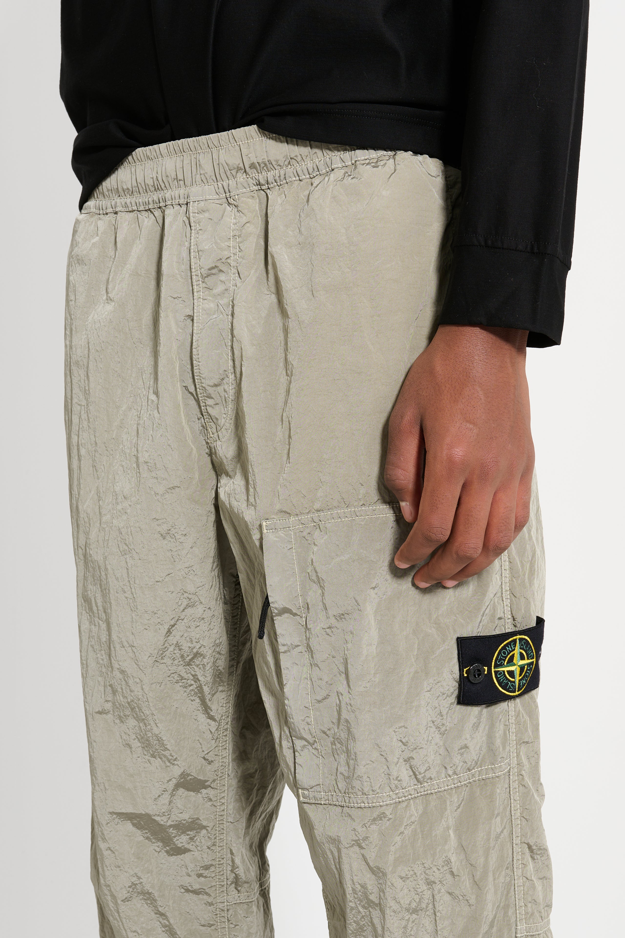 Stone Island Nylon Metal Track Pants Plaster