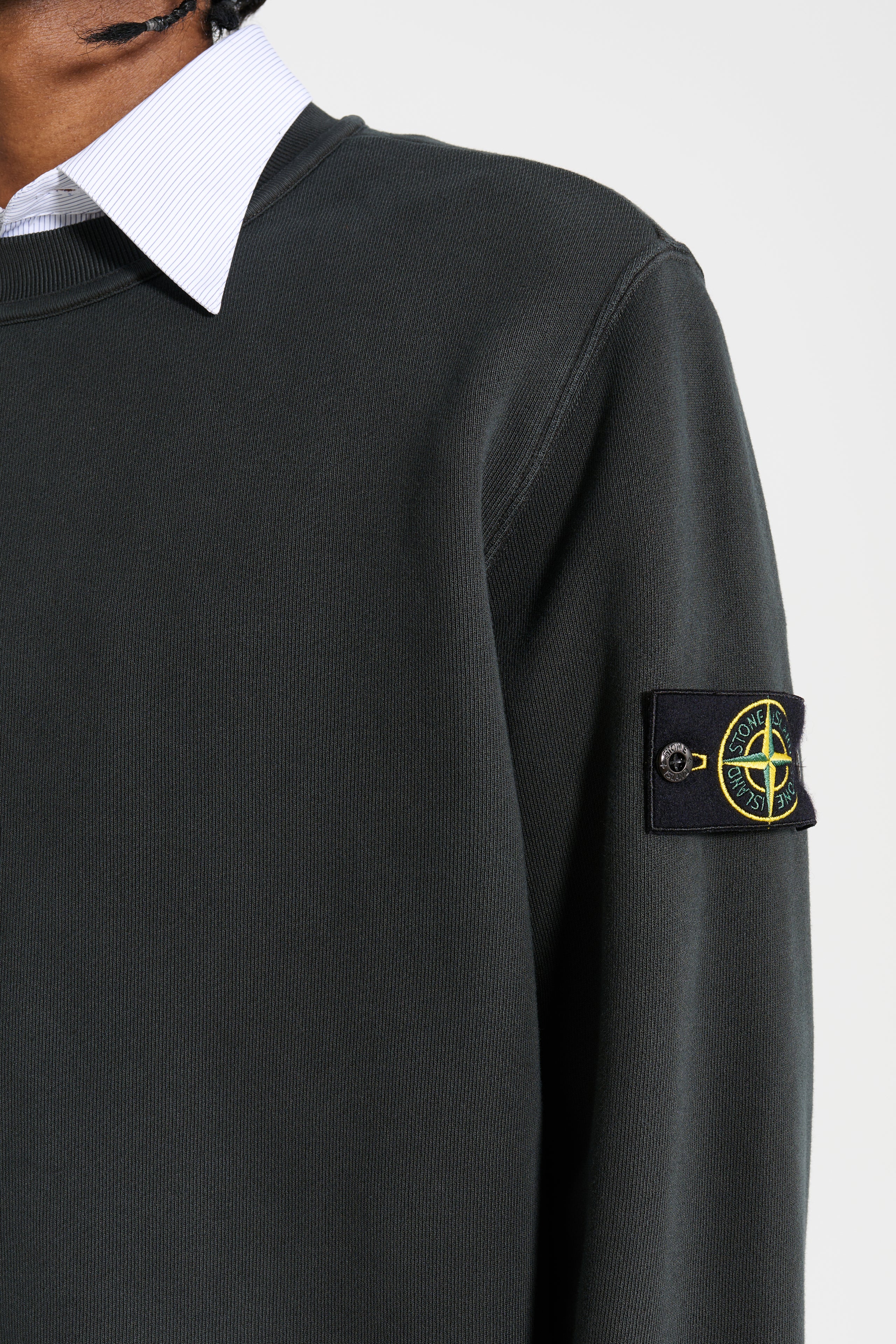 Stone Island Sweatshirt Lead Grey