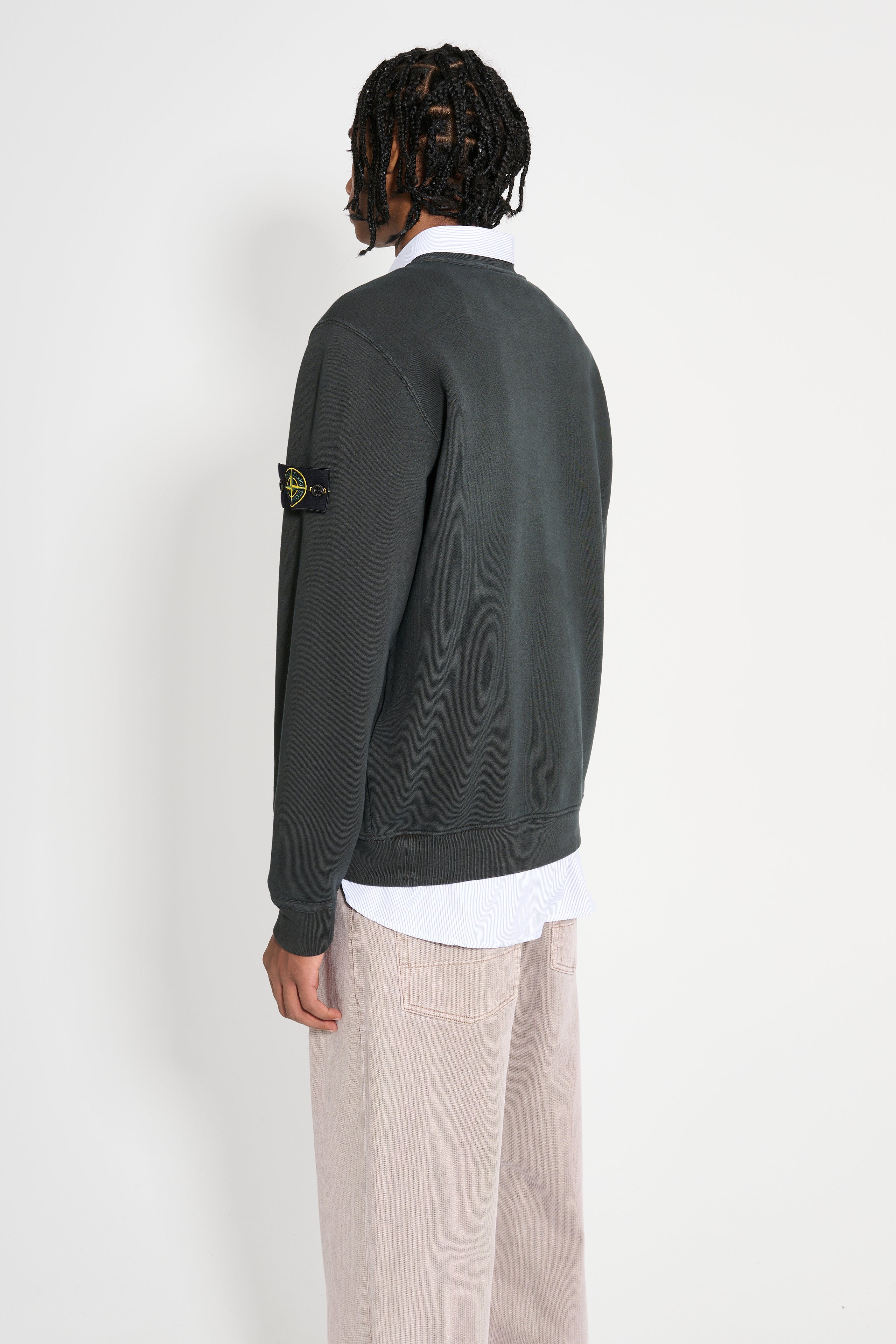 Stone Island Sweatshirt Lead Grey