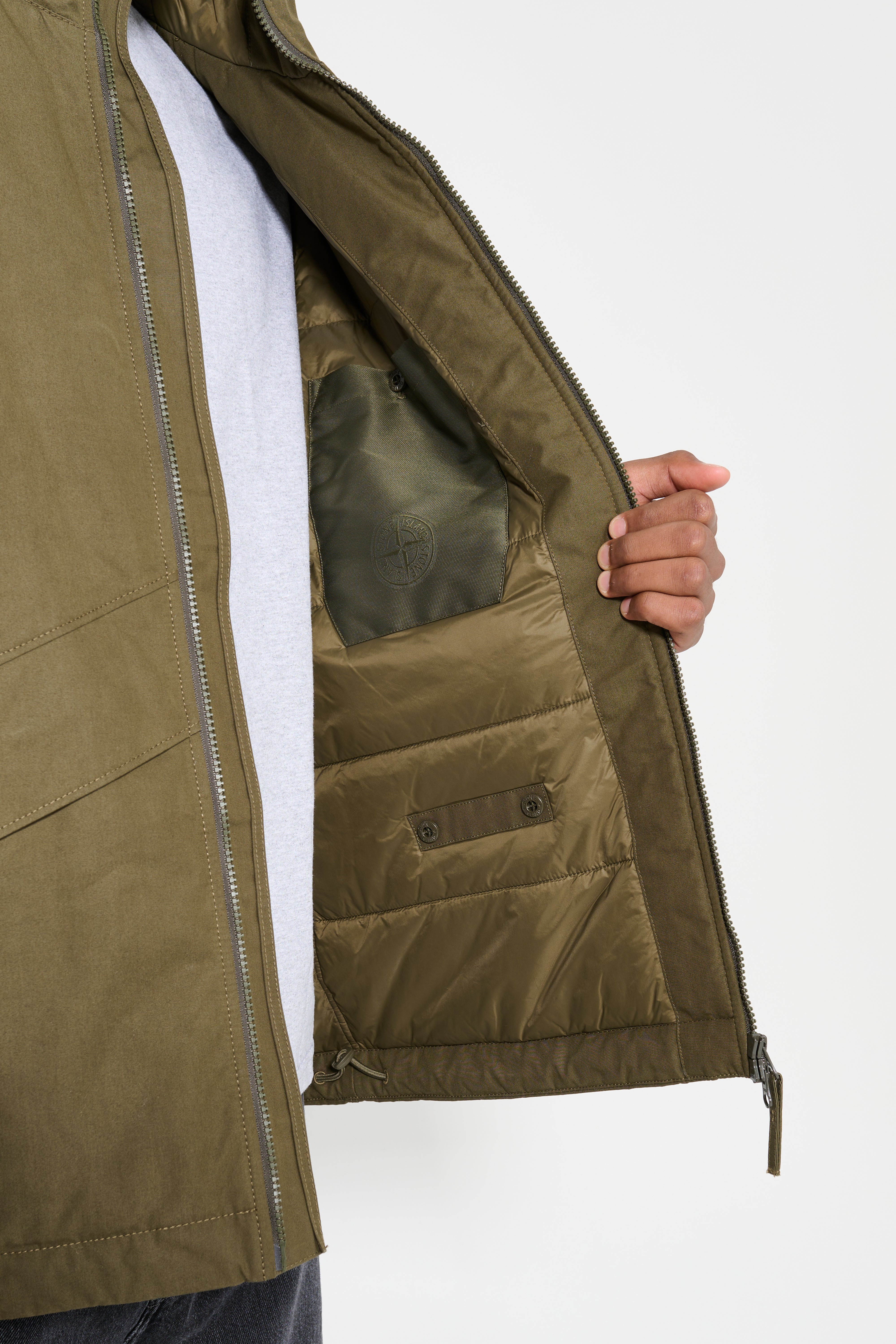 Stone Island Ghost Jacket Military Green - Main Image
