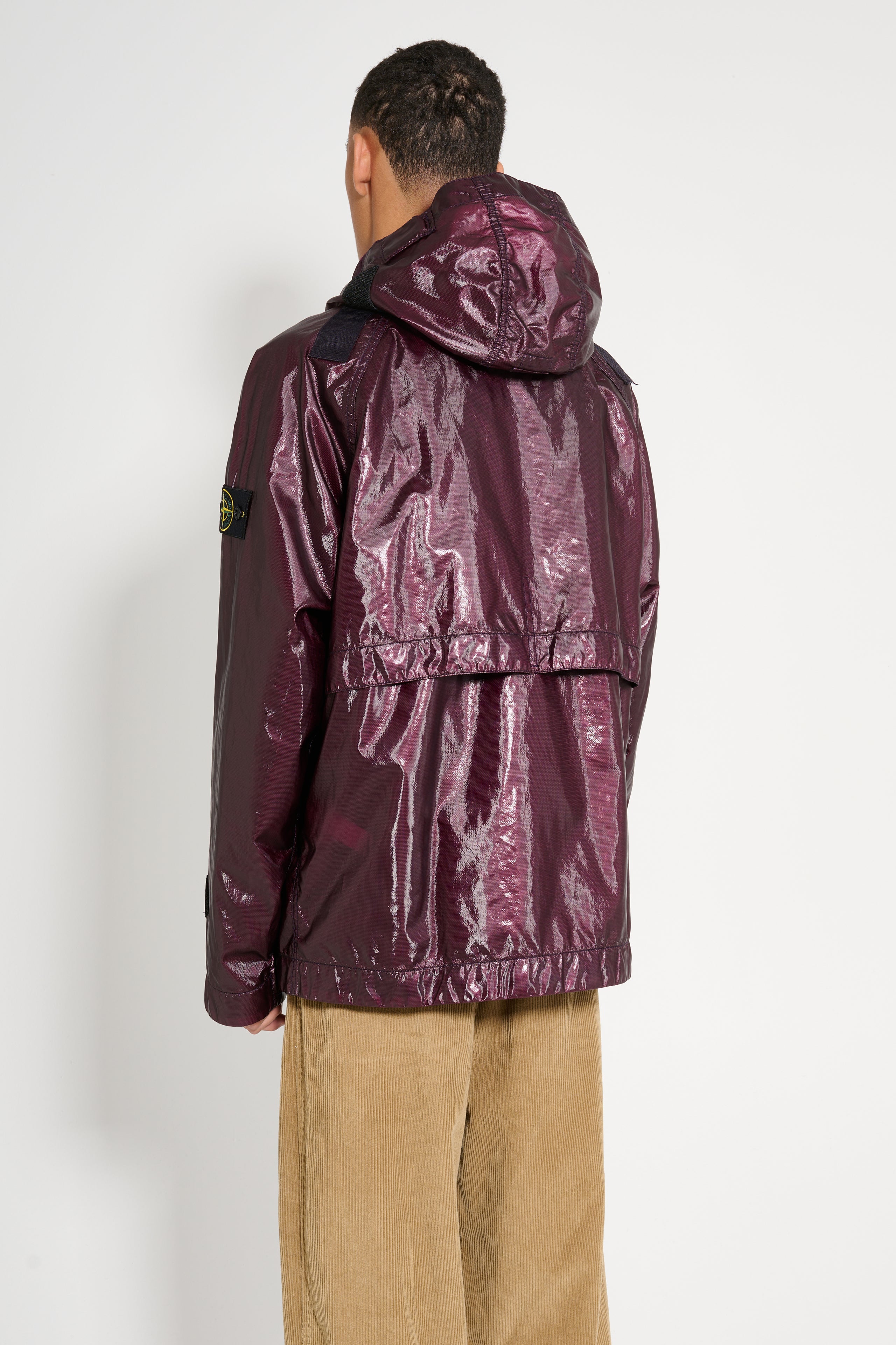 Stone Island Detachable Jacket Dark Burgundy