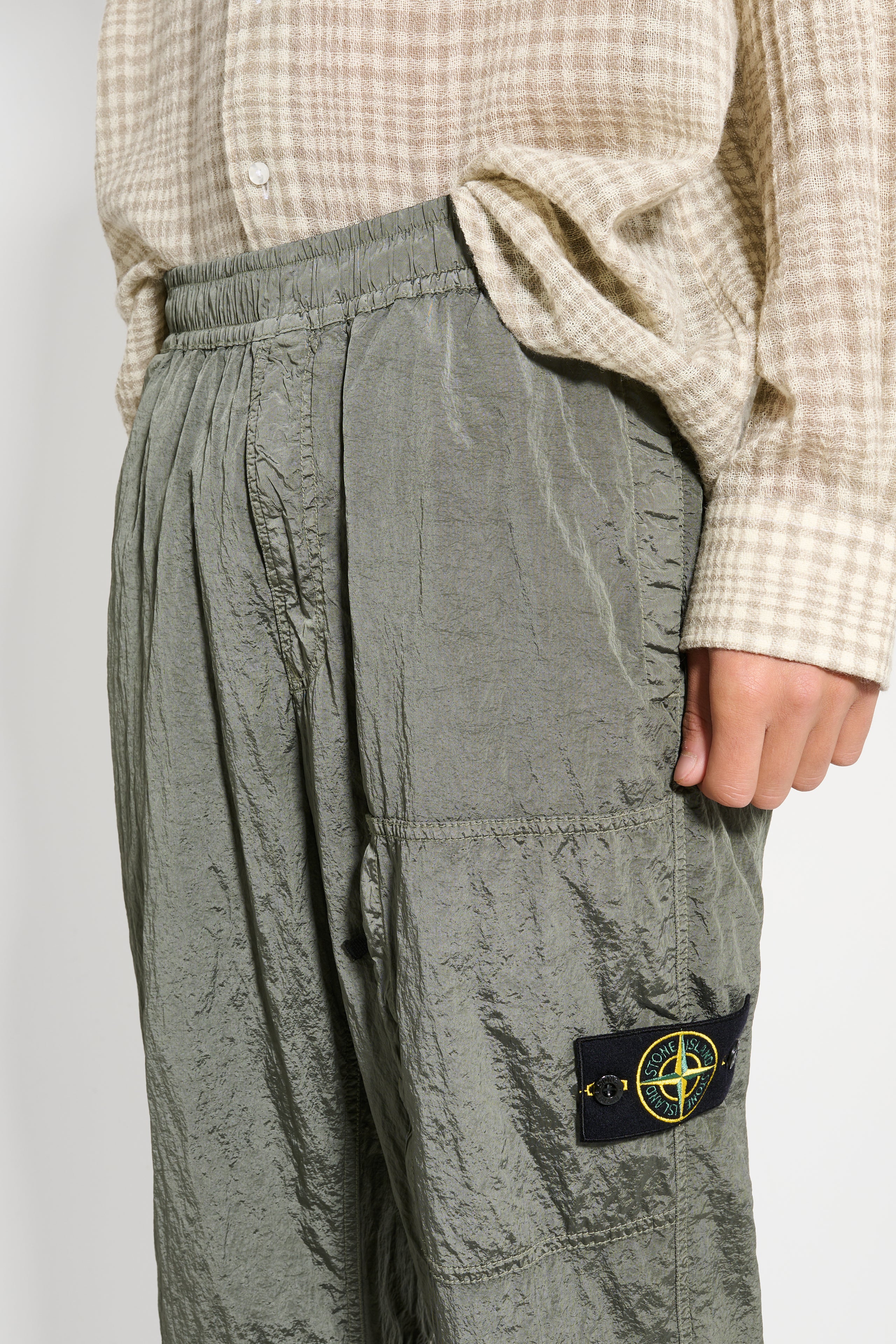 Stone Island Nylon Metal Track Pants Musk